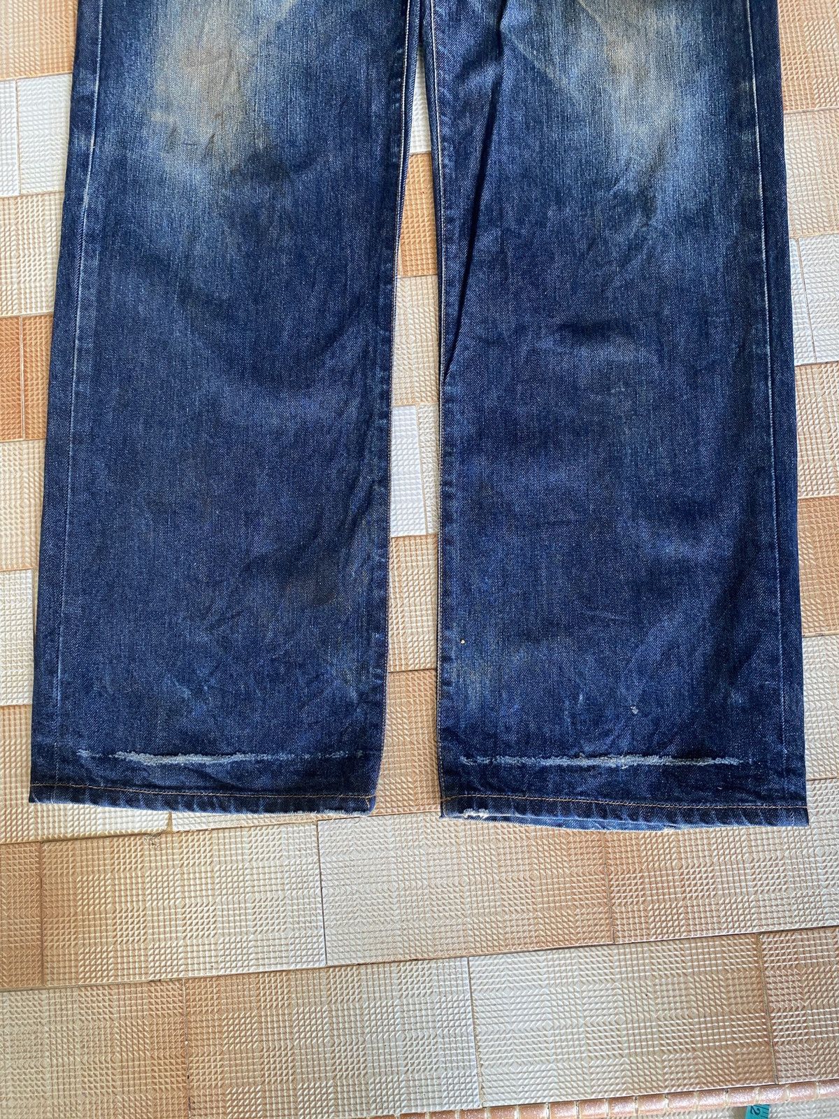 Vintage blue way straight cut denim