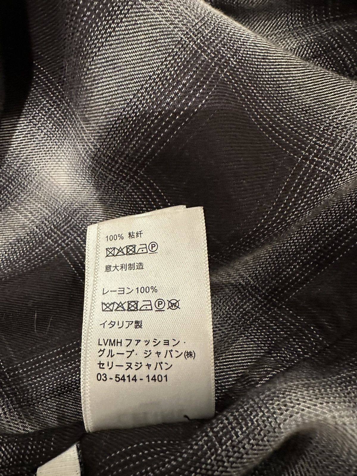 Celine Oversized Celine Checkered Flannel Size US XL / EU 56 / 4 - 10 Thumbnail