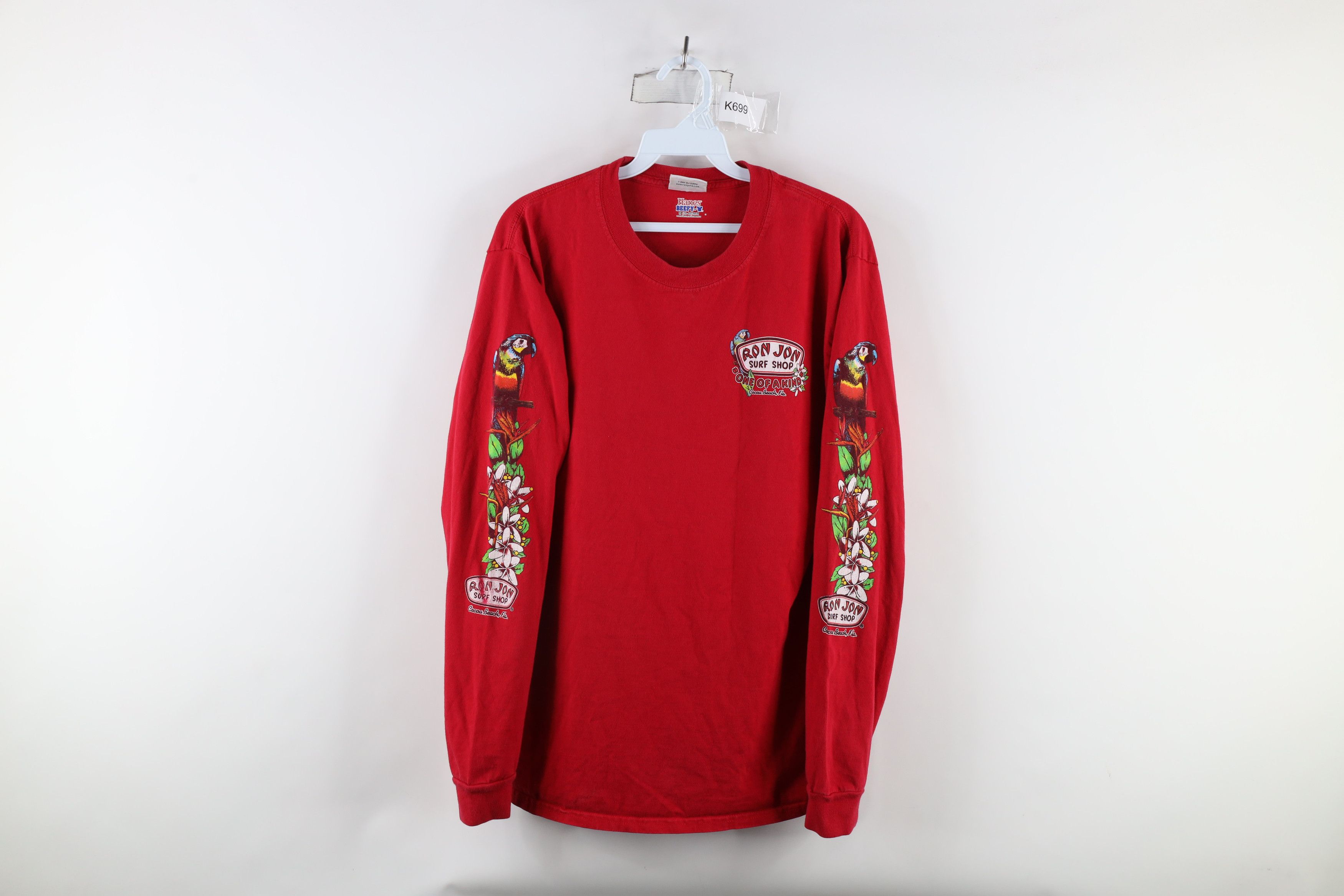 Ron Jon Surf Shop × Vintage Vintage Y2K Ron Jon Surf Shop Spell Out Long Sleeve T-Shirt Size US M / EU 48-50 / 2 - 1 Thumbnail