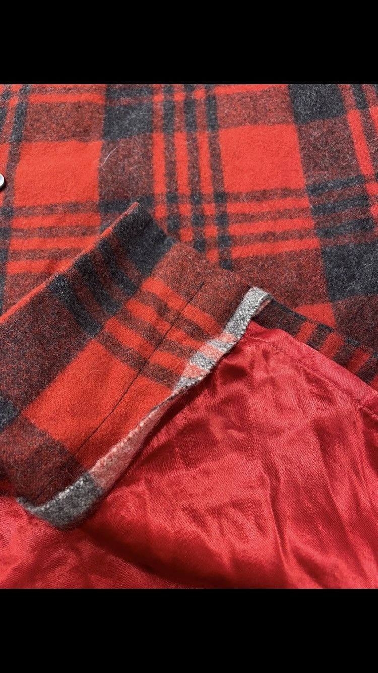 Japanese Brand × Vintage 60’s Loop Collar Crown Japanese Flannel Shirt Size US L / EU 52-54 / 3 - 4 Thumbnail