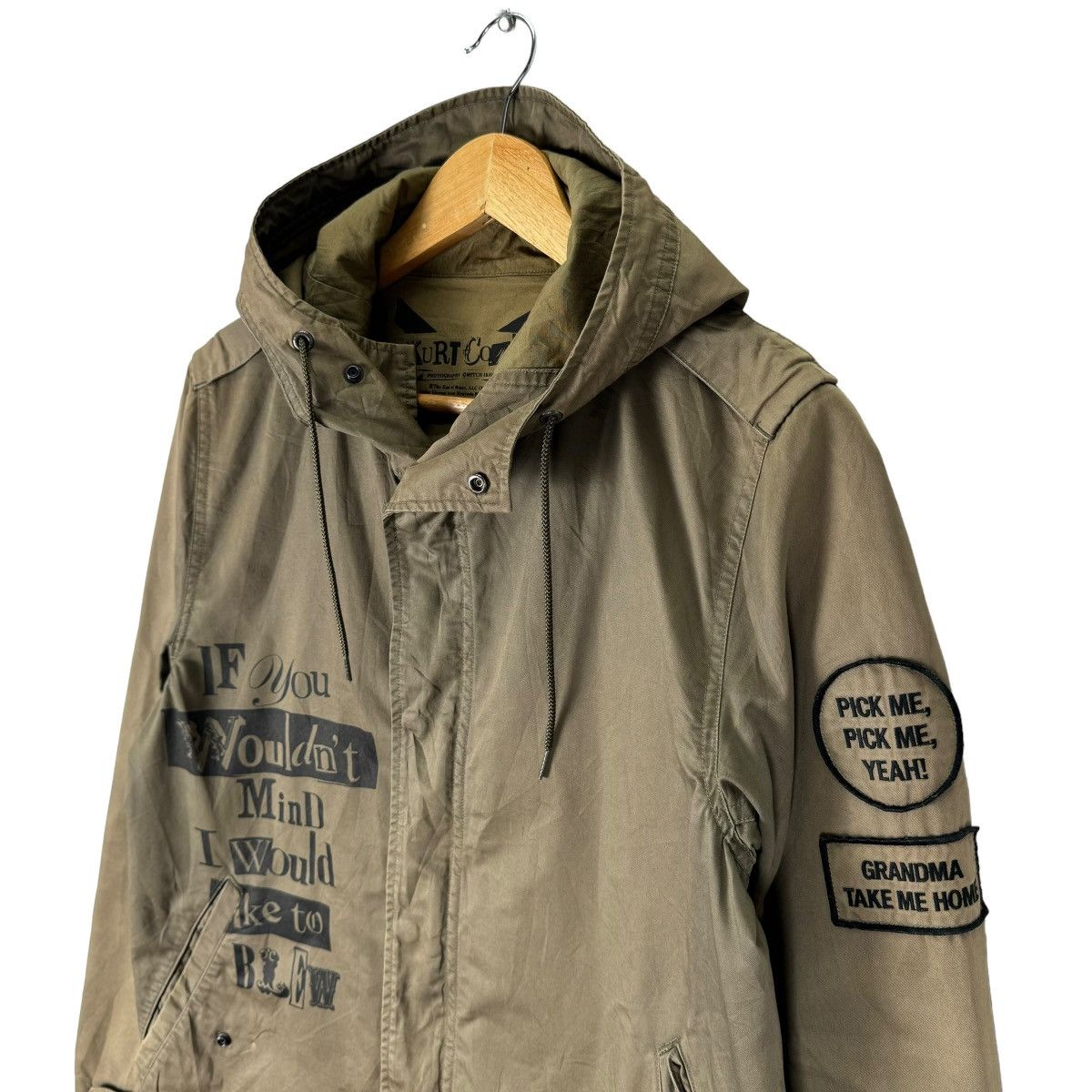 Hysteric Glamour ⚡️HYSTERIC GLAMOUR X KURT COBAIN FISHTAIL PARKA JACKET Size M / US 6-8 / IT 42-44 - 5 Thumbnail