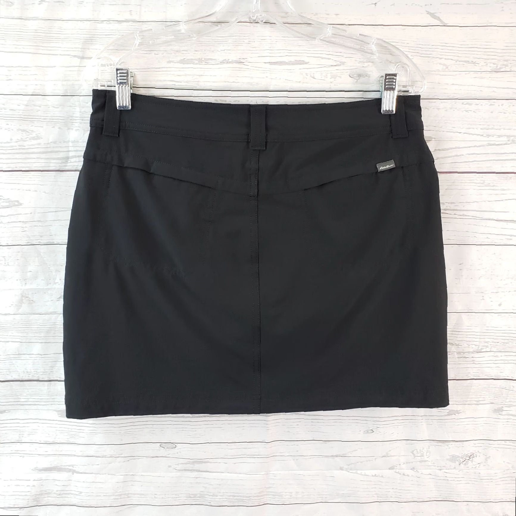 Eddie Bauer Eddie Bauer Womens Skort Sz 6 Solid Black Pockets Polyester Blend Skort Athletic Casual Activewear Womens Size 6 Black Pockets Size ONE SIZE - 3 Thumbnail