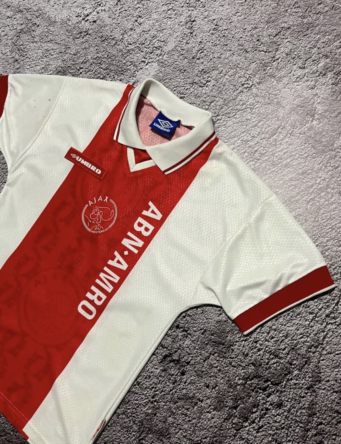 Umbro × Vintage AJAX AMSTERDAM home jersey shirt UMBRO 1998-1999 Player Size US S / EU 44-46 / 1 - 3 Thumbnail