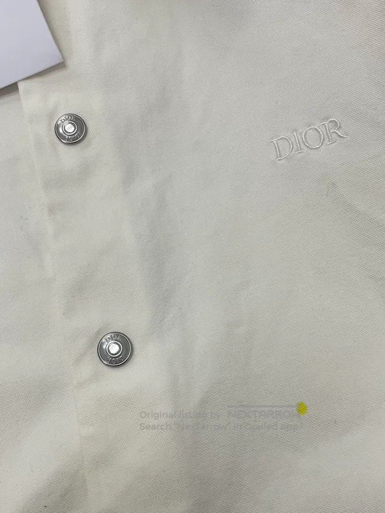 Dior Dior Beige colour splash ink denim jacket Size US S / EU 44-46 / 1 - 2 Thumbnail