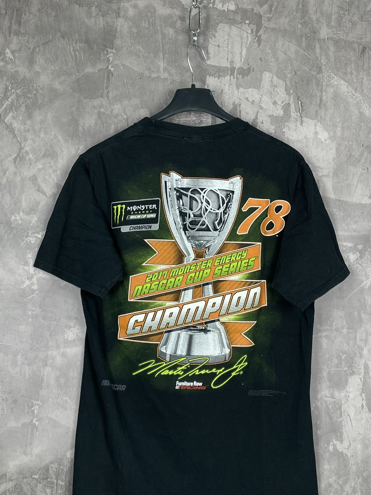 NASCAR × Vintage Crazy Y2K Monster Energy NASCAR Cup Series graphic tee Size US S / EU 44-46 / 1 - 8 Thumbnail