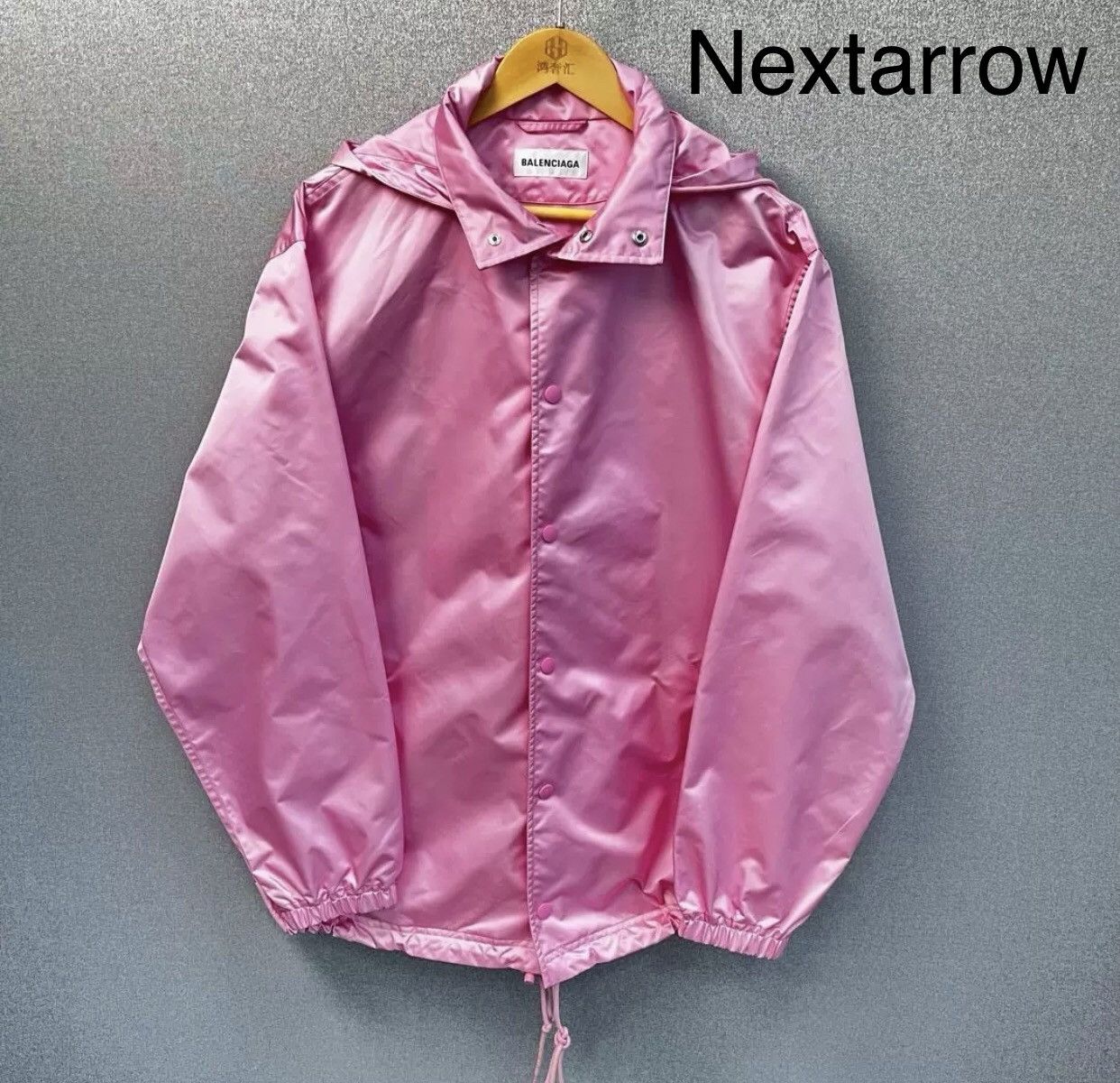Balenciaga Balenciaga logo letter embroidery pink zipper jacket Size US XS / EU 42 / 0 - 1 Thumbnail