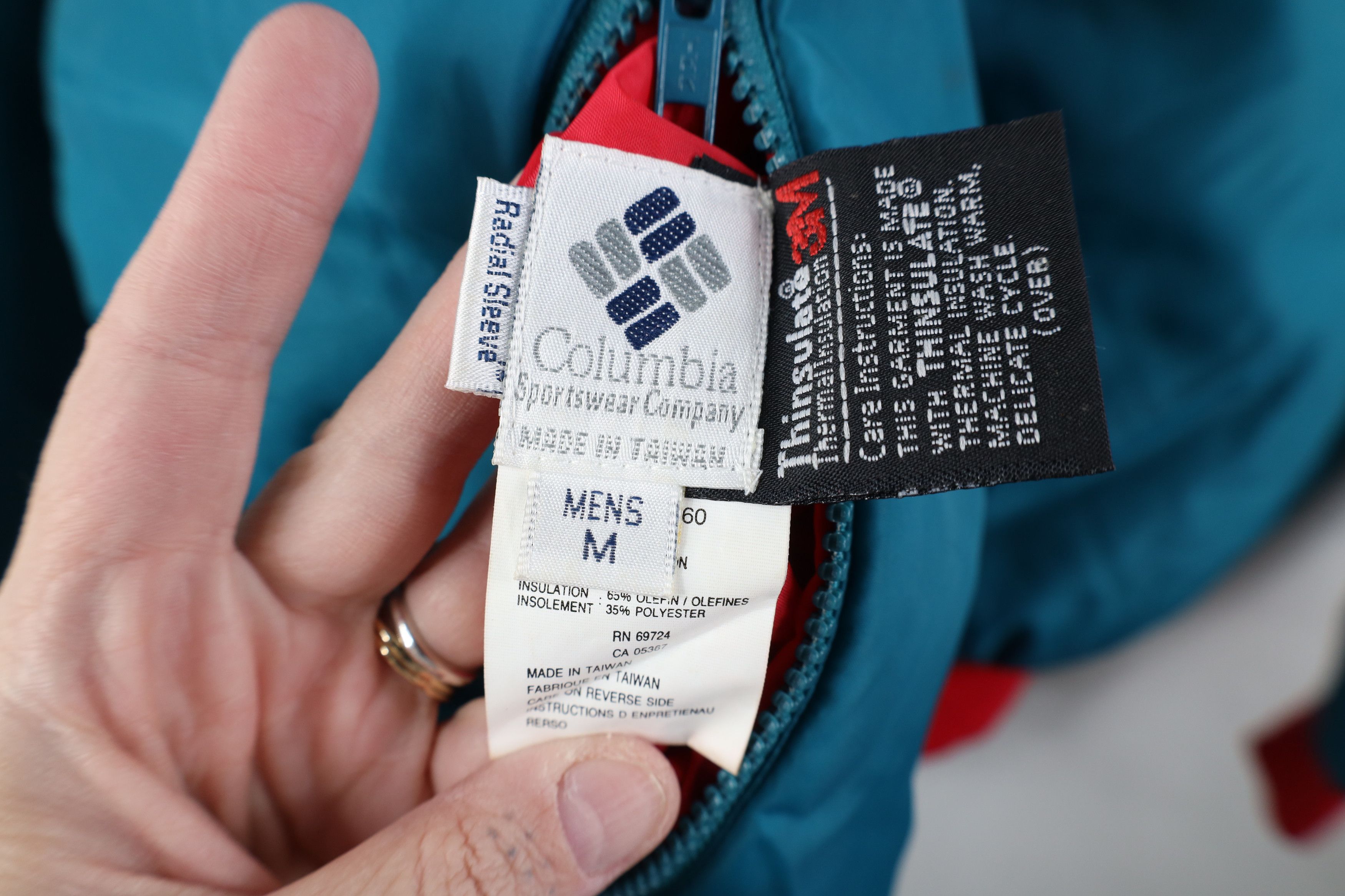 Columbia Vintage 90s Columbia Reversible Puffer Bomber Jacket Size US M / EU 48-50 / 2 - 7 Thumbnail