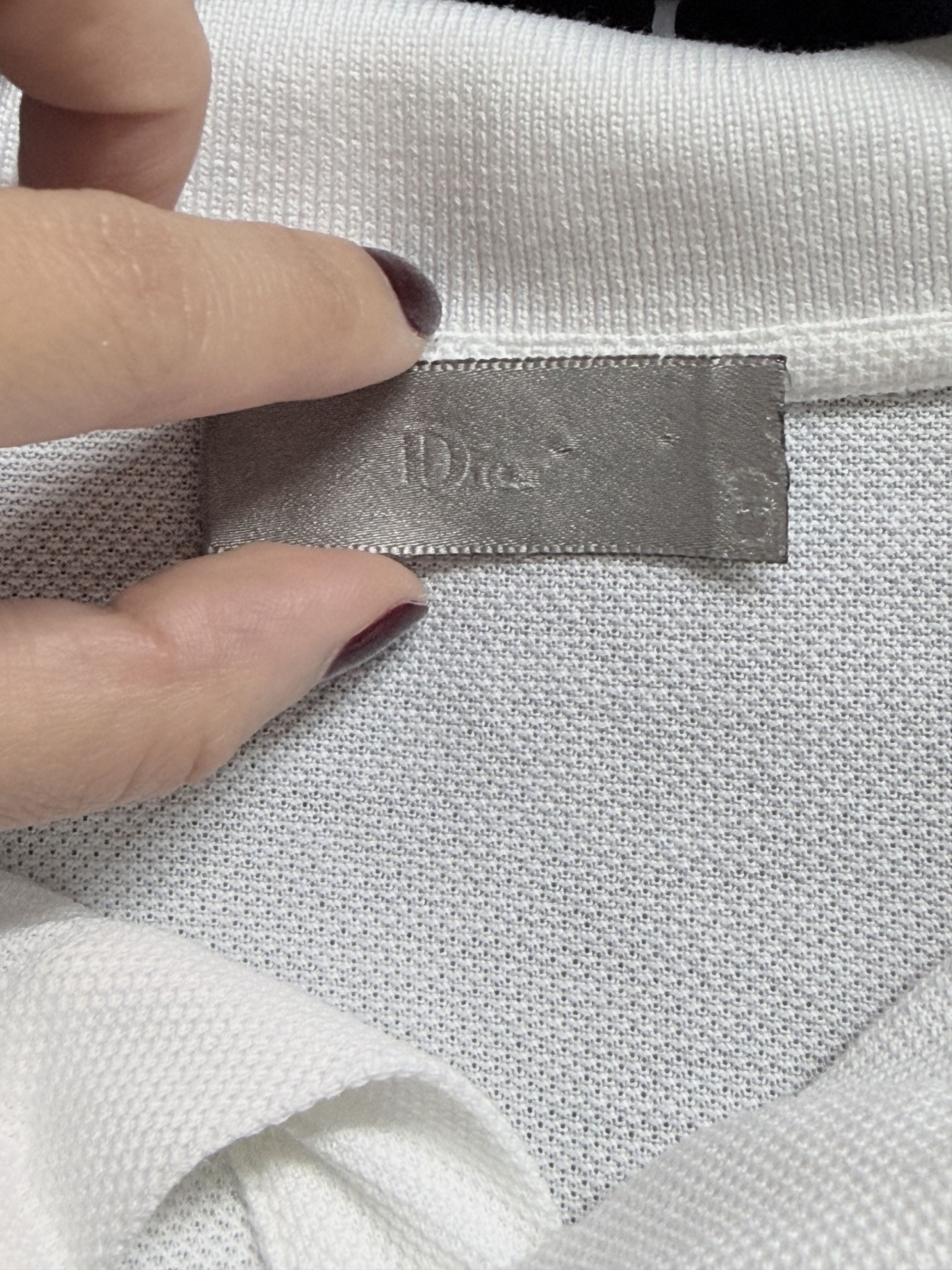 Dior Dior Homme Vintage Ruffle Polo Shirt Size US XL / EU 56 / 4 - 4 Thumbnail
