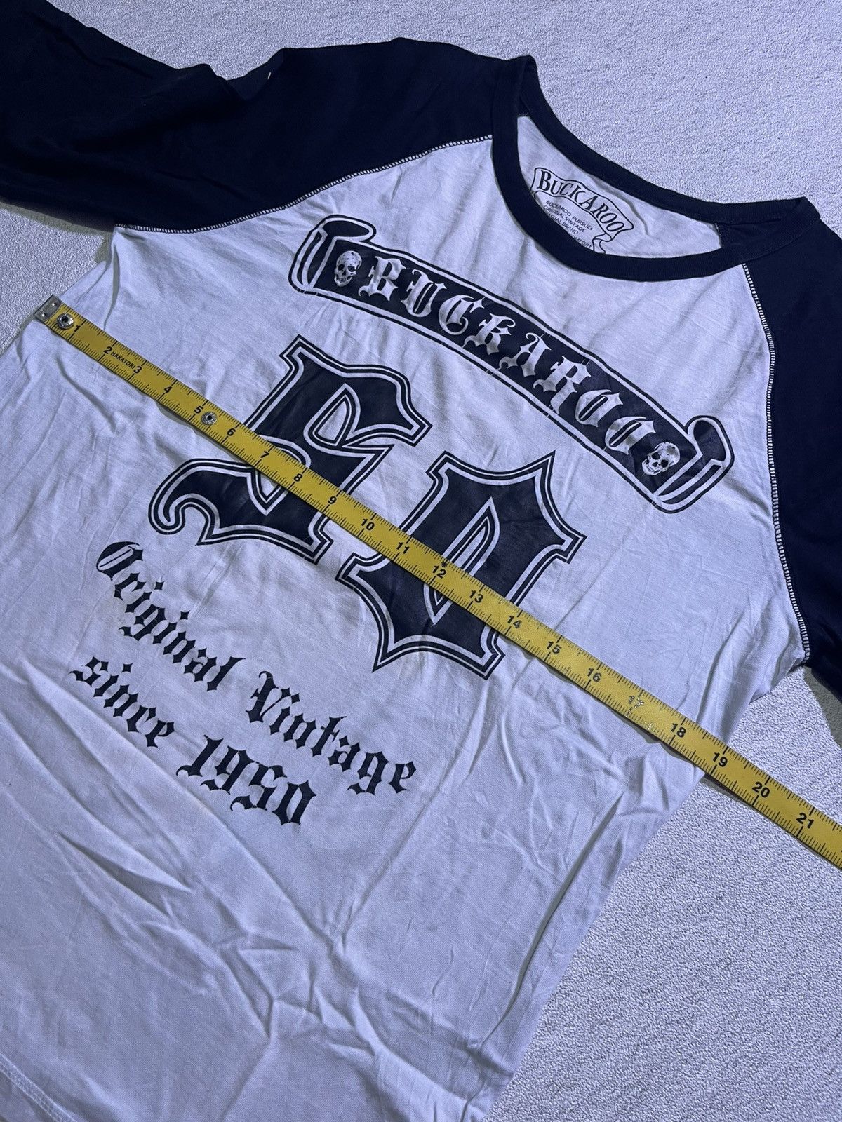 Hysteric Glamour VINTAGE Y2K BUCKAROO long sleeve tahirt ifsix style Size US M / EU 48-50 / 2 - 7 Thumbnail