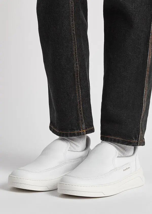 Acne Studios o1y0725 Low Top-Sneakers in White Size US 12 / IT 42 - 5 Thumbnail