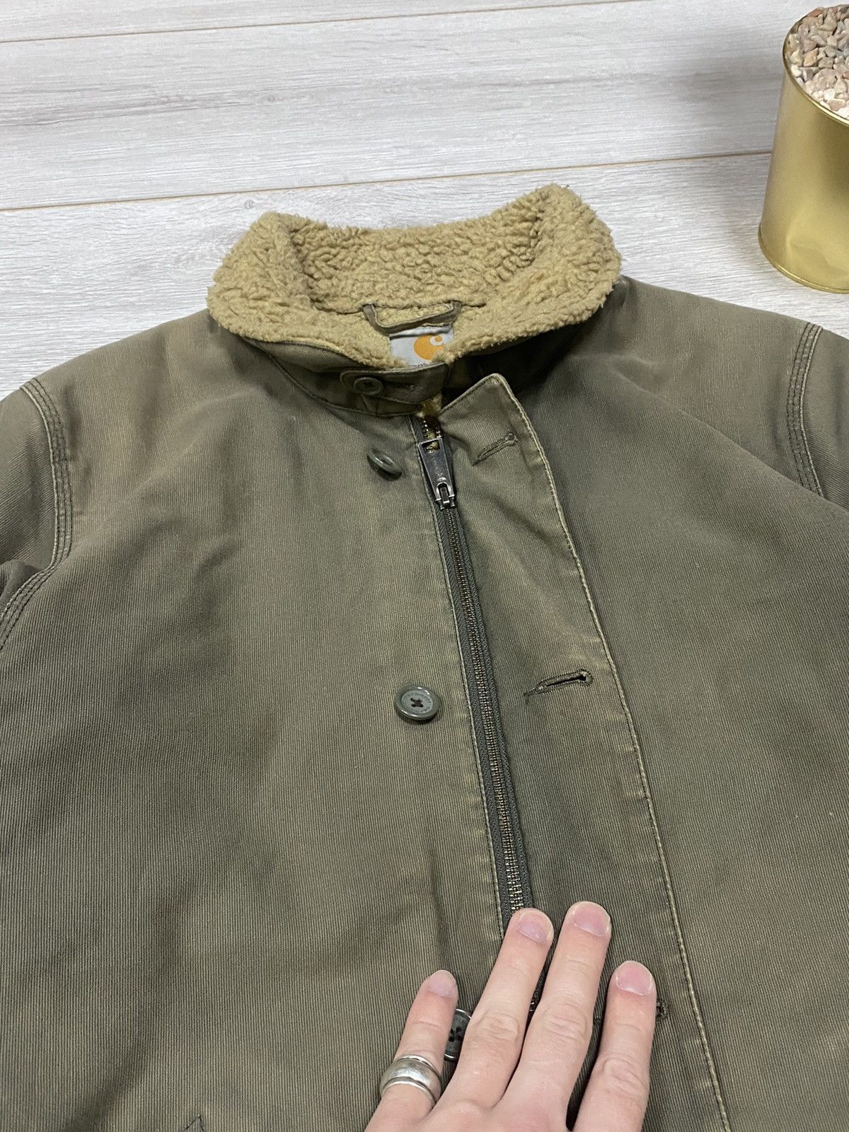 Carhartt Carhartt Sheffield distressed faded vintage jacket Size US M / EU 48-50 / 2 - 6 Thumbnail