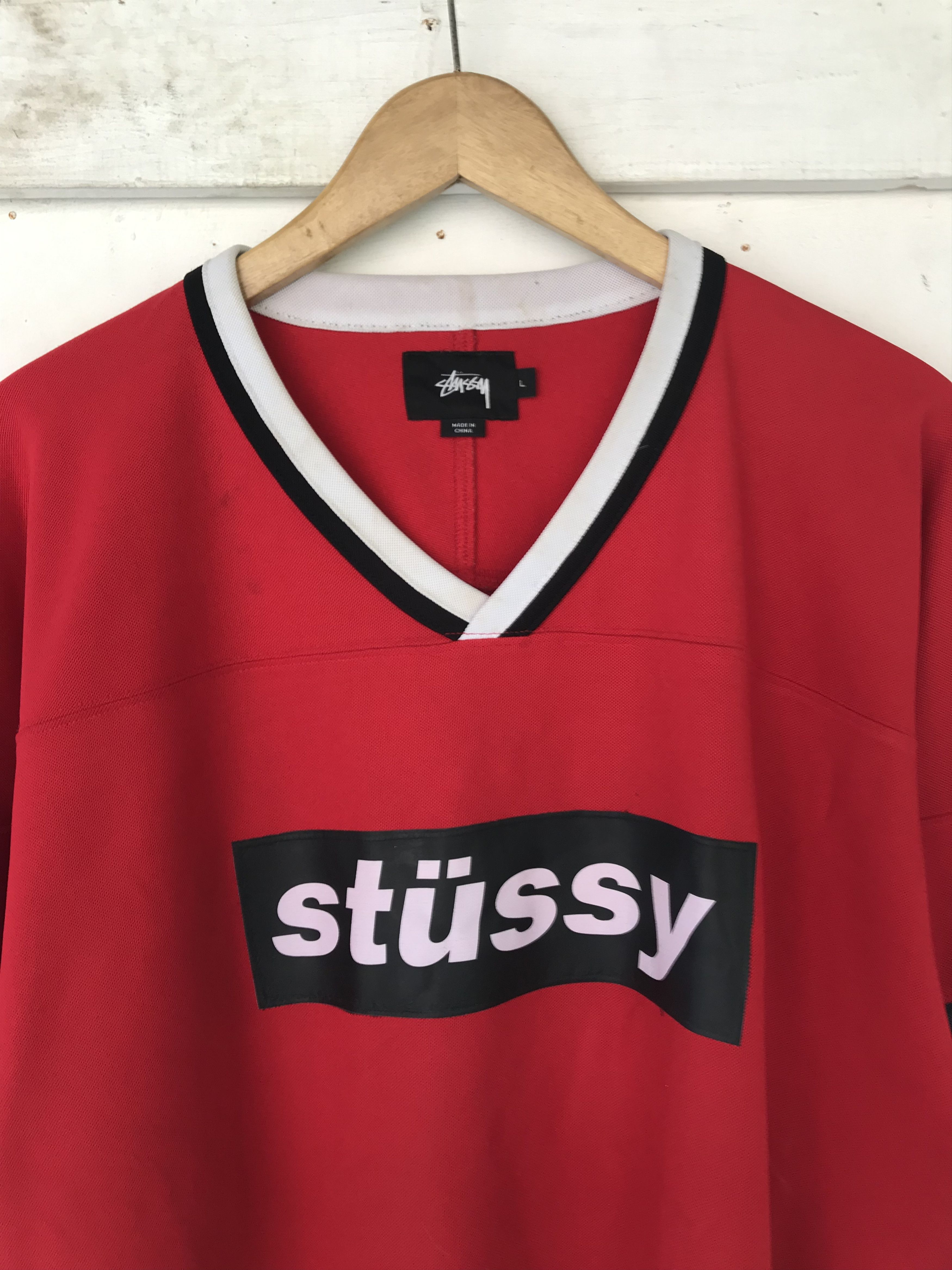 Stussy Stussy 3/4 Hockey Jersey Size US L / EU 52-54 / 3 - 3 Thumbnail