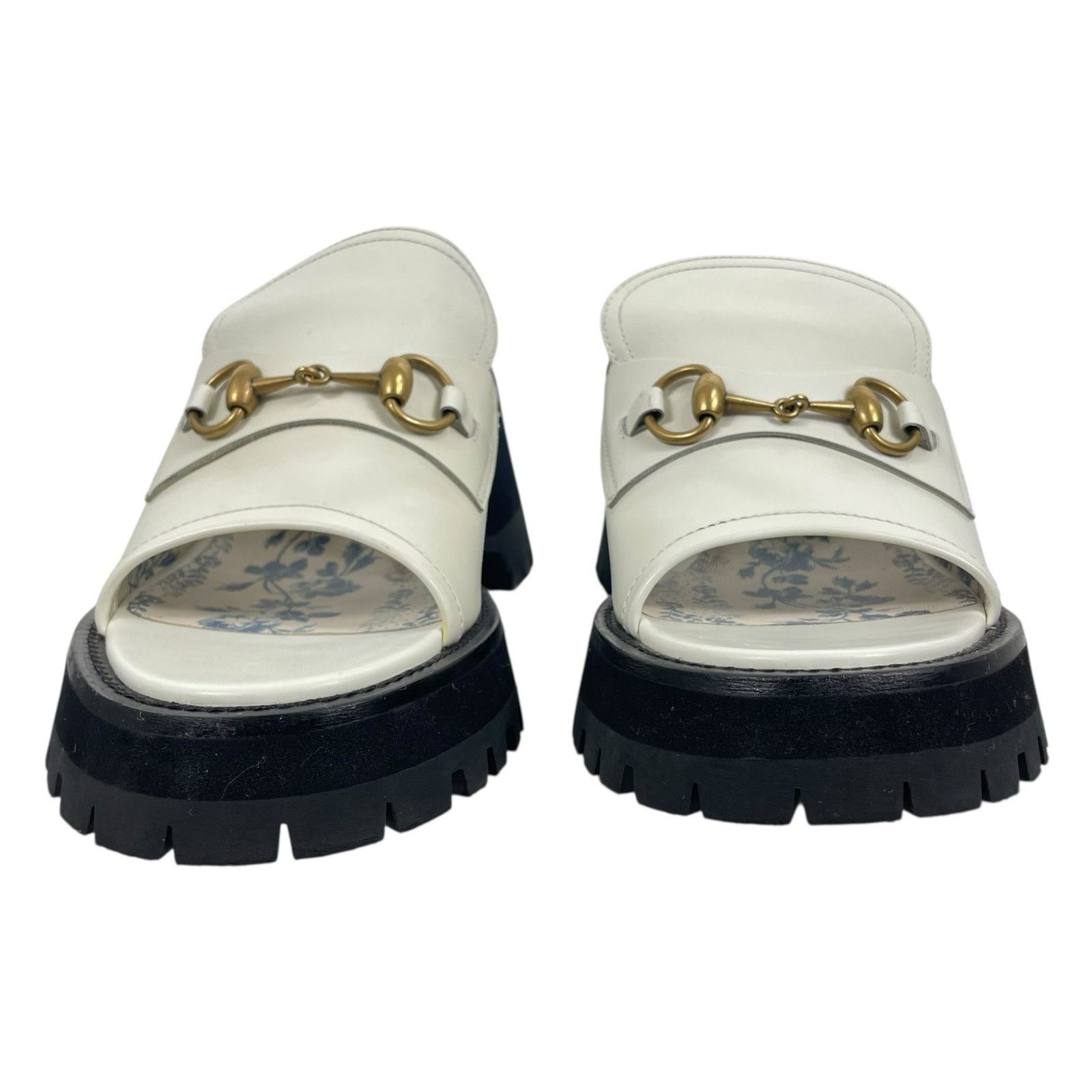 Gucci Gucci Cordovan Horsebit Open Toe Platform Slide Sandal 41 Size US 11 / IT 41 - 6 Thumbnail
