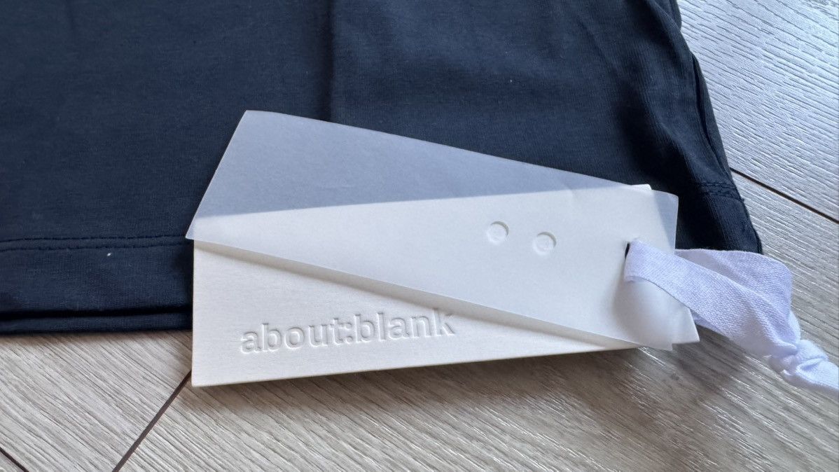 About:Blank About:Blank White Logo Tee | Minimal Form & Statement Design Size US L / EU 52-54 / 3 - 5 Thumbnail