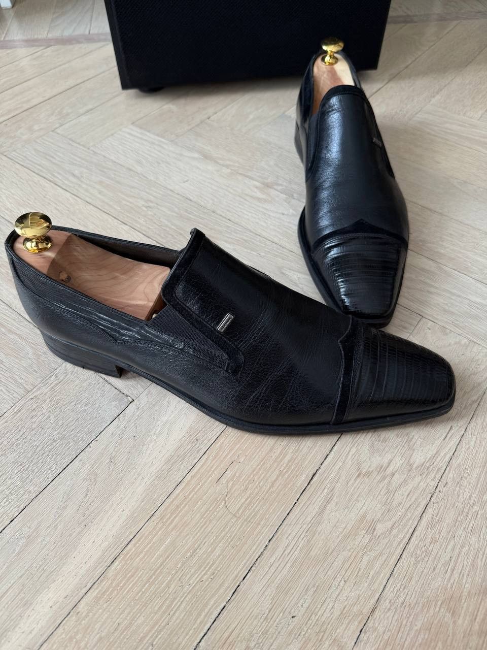 Moreschi lack Stemar by Moreschi leather loafers Size US 10.5 / EU 43-44 - 3 Thumbnail