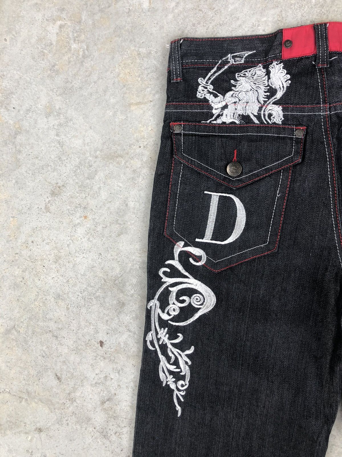 Dogtown Dogtown Embroidered Jeans Baggy Jeans Hip Hop Size US 34 / EU 50 - 9 Thumbnail