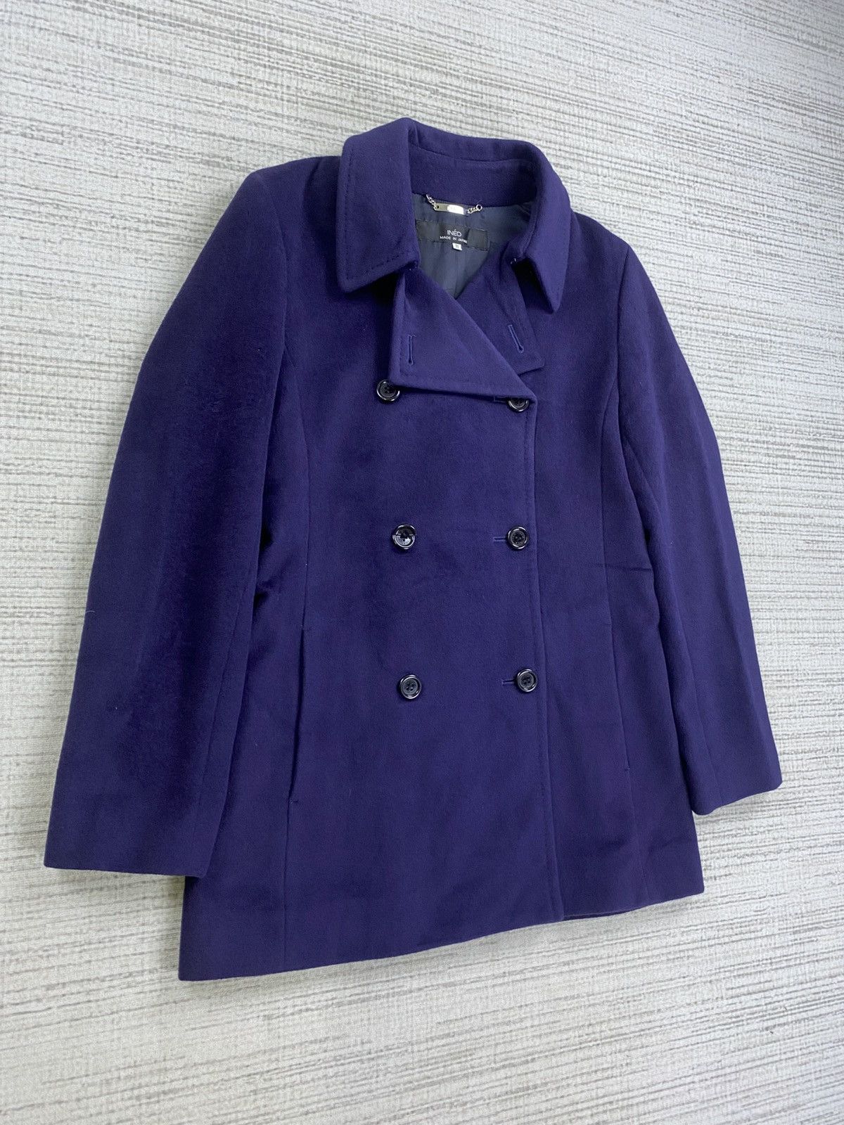 Yohji Yamamoto Yohji Yamamoto INED Japan Double Collar Wool Coat Jacket Size M / US 6-8 / IT 42-44 - 6 Thumbnail
