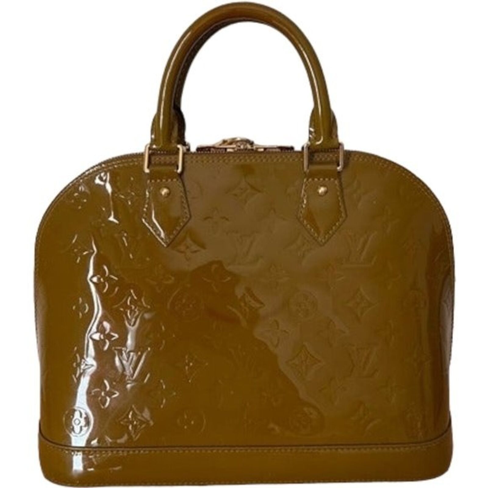 Louis Vuitton LOUIS VUITTON Patent Leather Monogram Vernis Alma PM Size ONE SIZE - 2 Thumbnail