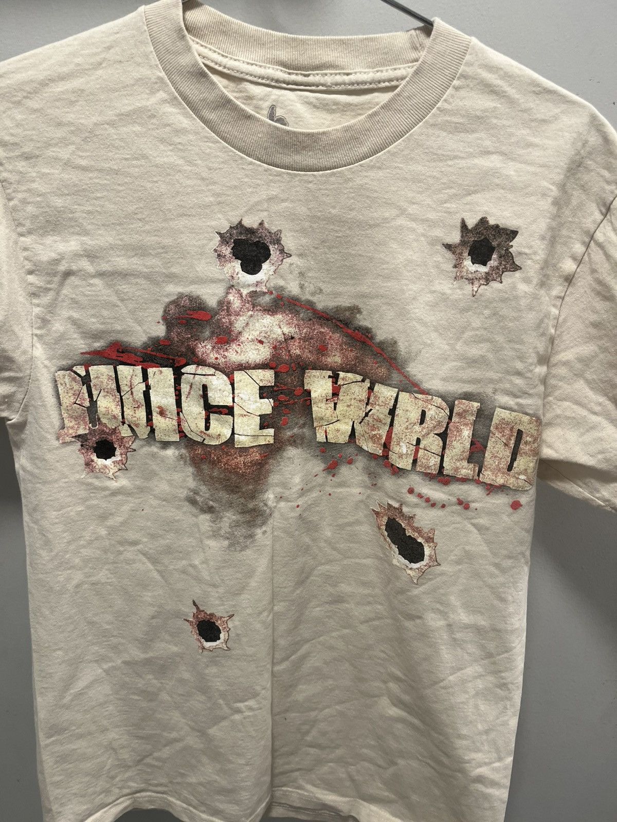 Other Beige flaming skullhead Juice world T- shirt Size US S / EU 44-46 / 1 - 3 Thumbnail