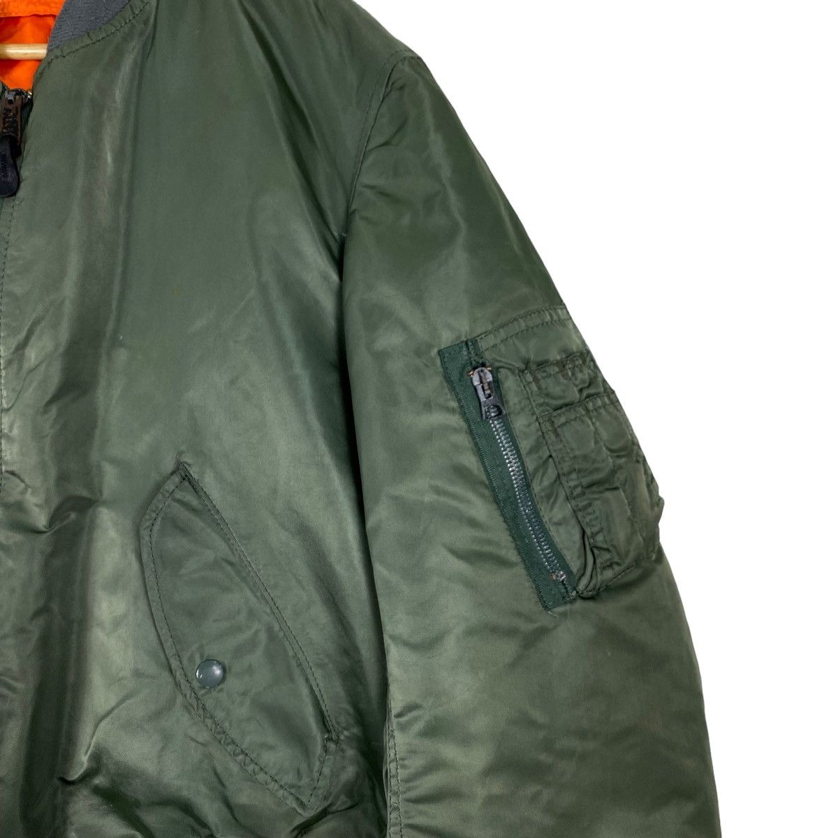 Japanese Brand 80s VINTAGE REVERSIBLE ALPHA RIOT BOMBER JACKET Size US XL / EU 56 / 4 - 6 Thumbnail