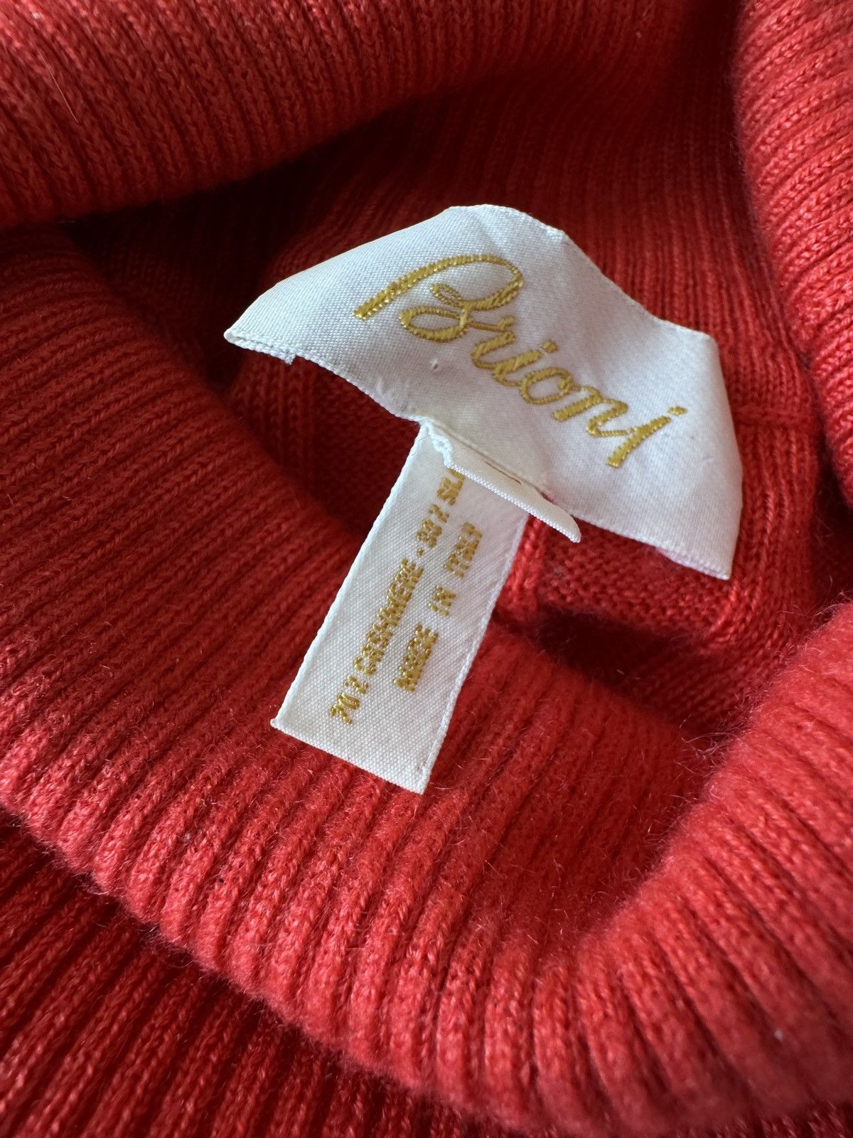 Brioni 🔥🔥 Brioni Coral Roll-Neck Cashmere Sweater Size US L / EU 52-54 / 3 - 6 Thumbnail