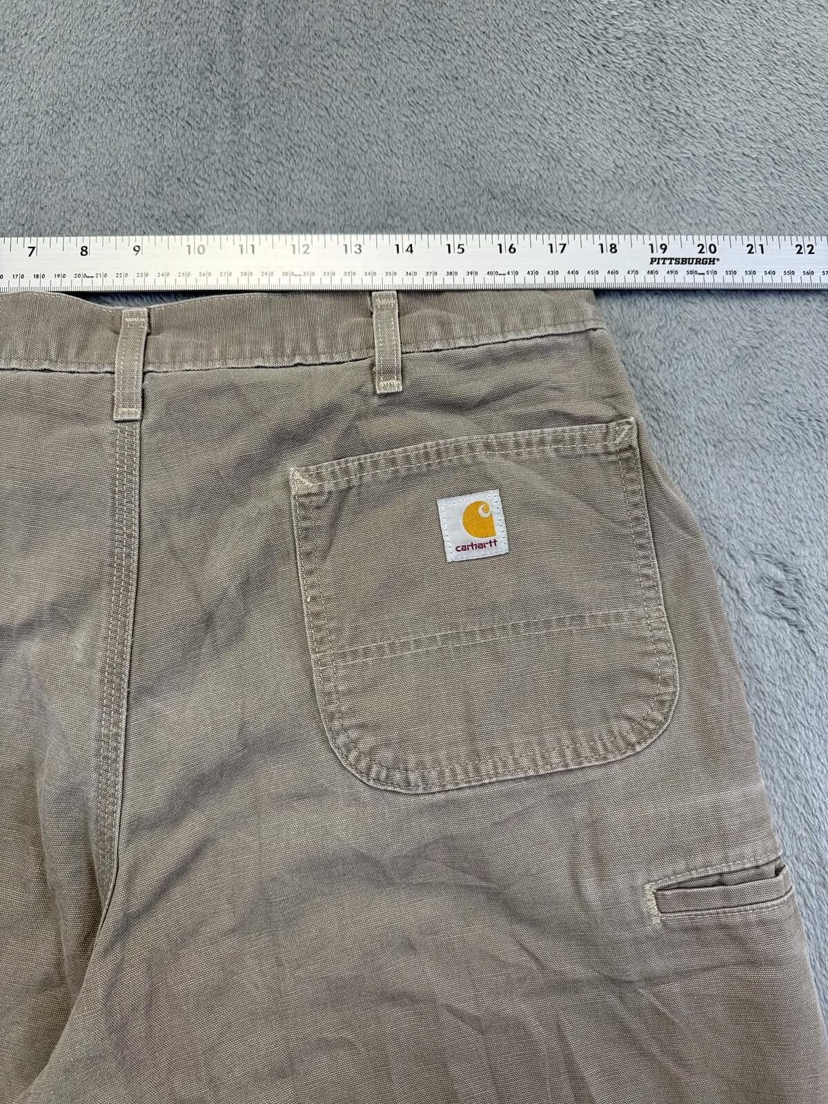 Carhartt Carhartt B299 MUS Mushroom Canvas Carpenter Pants Size US 36 / EU 52 - 4 Thumbnail