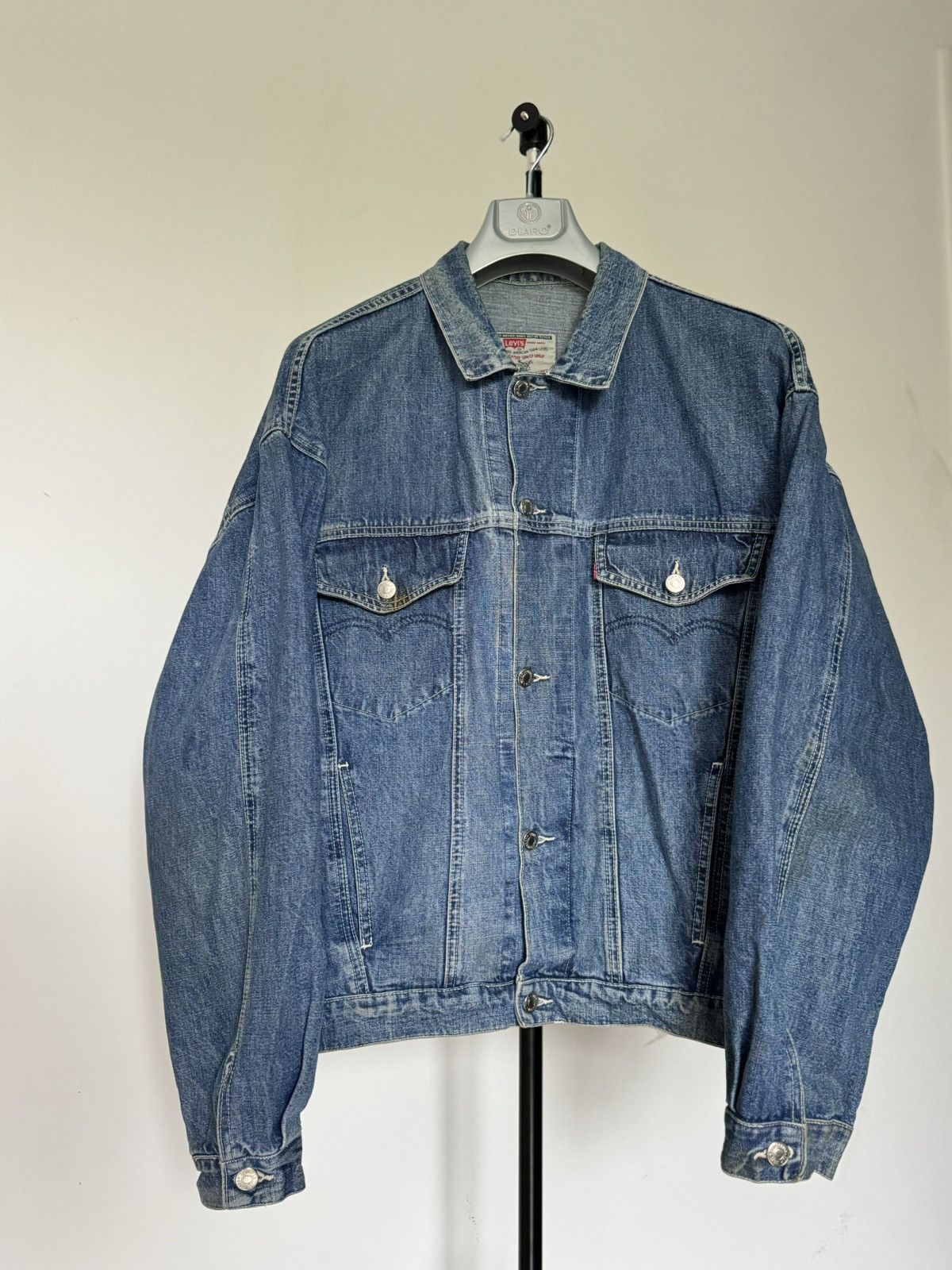 Levi's Vintage 1970 LEVIS Light Denim Jean Jacket Size US XL / EU 56 / 4 - 1 Thumbnail