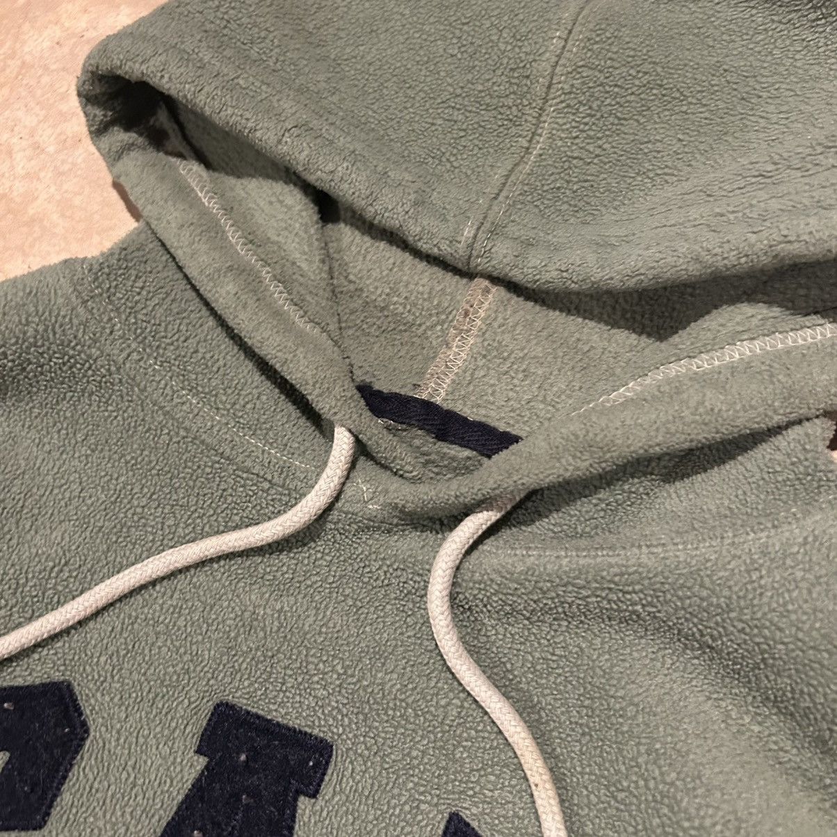 Gap × Vintage Crazy Vintage 90s Gap Fleece Arc Logo Hoodie Sage Green Size US M / EU 48-50 / 2 - 5 Thumbnail