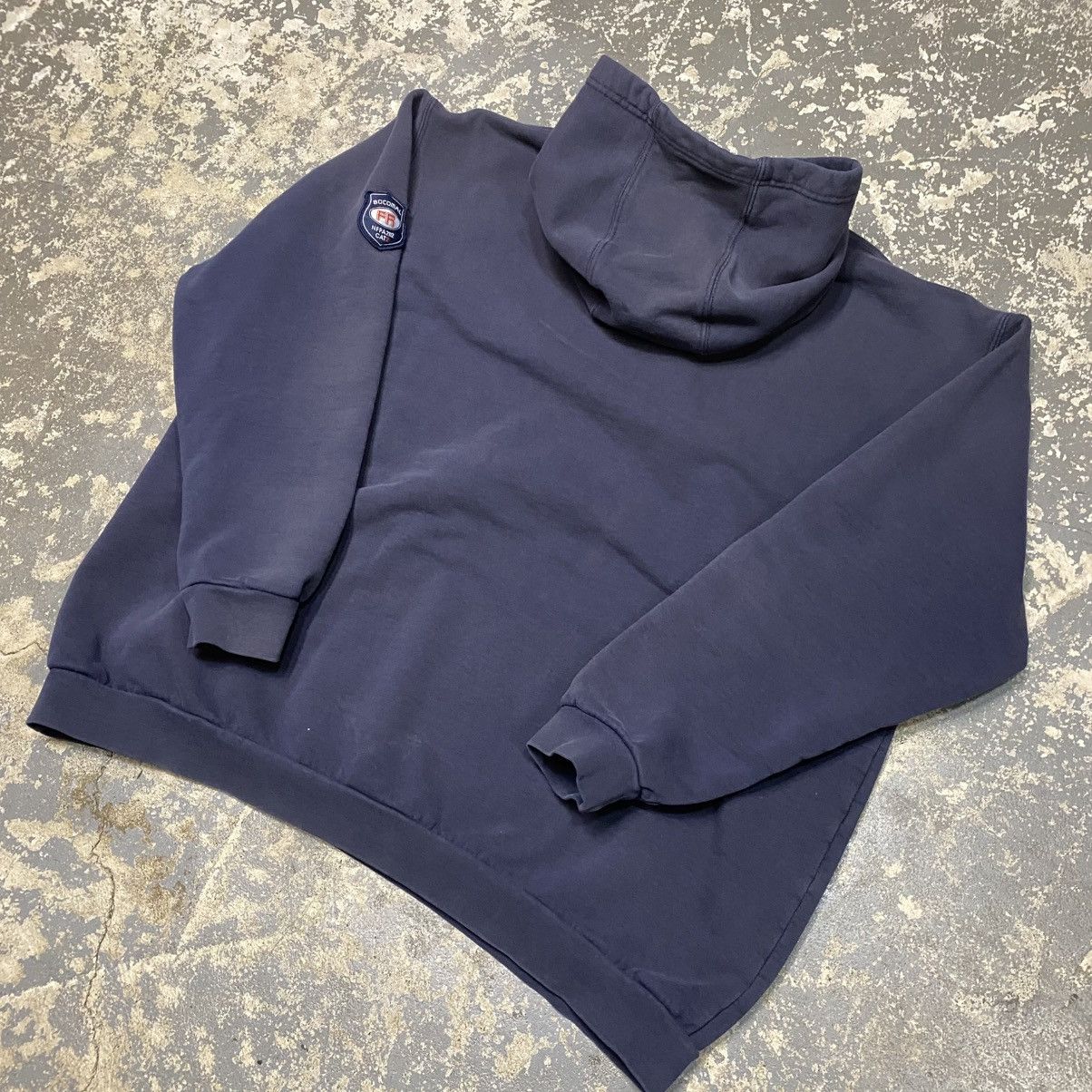 Carhartt × Vintage Vintage Bocomal Fr Fire Retardant Navy hoodie Sweatshirt Size US XL / EU 56 / 4 - 10 Thumbnail