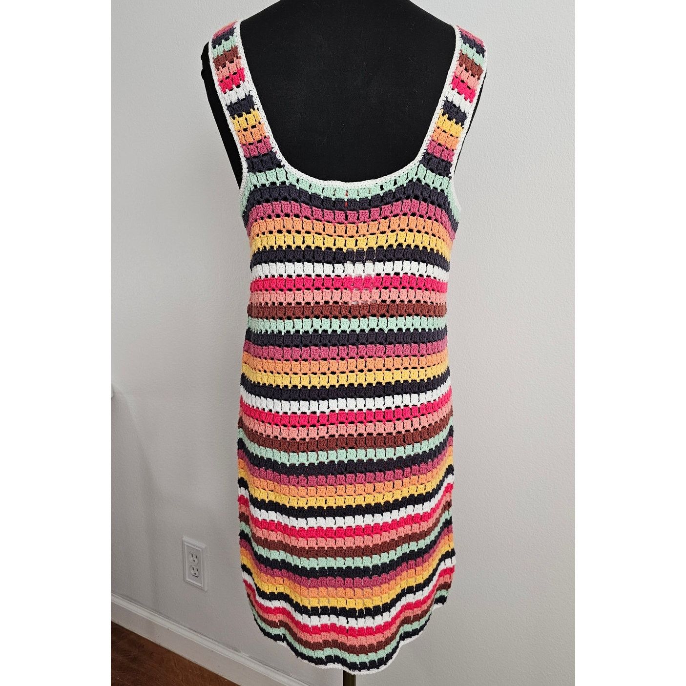 Marine Layer NWT Marine Layer Archive Fiona Crochet Dress Multi Stripe M Size M / US 6-8 / IT 42-44 - 5 Thumbnail