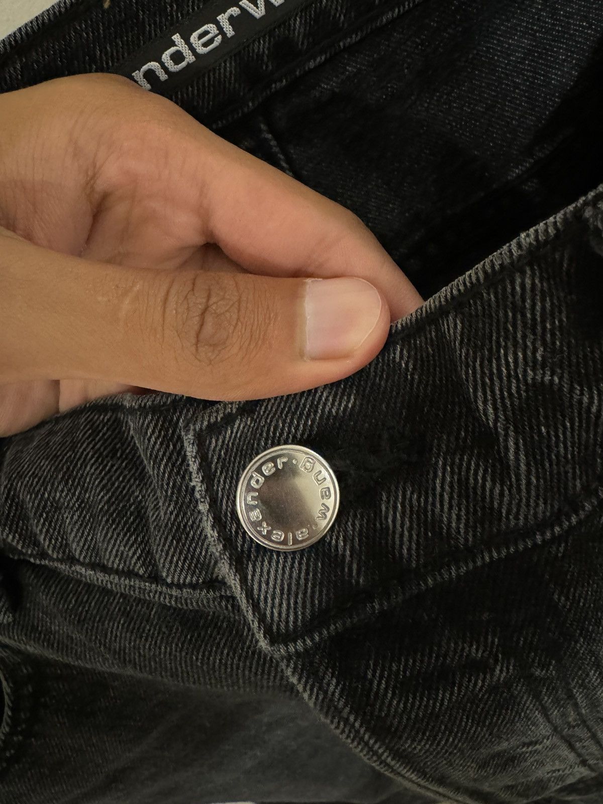 Alexander Wang Alexander Wang oversized rounded low grey aged 031 denim Size US 28 / EU 44 - 3 Thumbnail