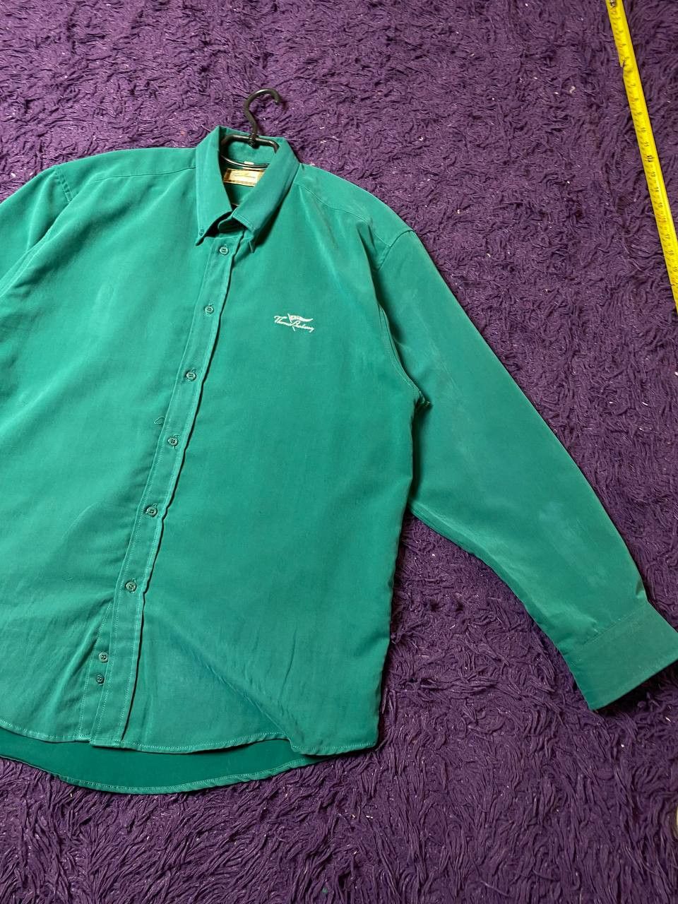 Burberry LUXURY Classic Green Shirt Thomas Burberry Vintage Y2K Size US XL / EU 56 / 4 - 3 Thumbnail