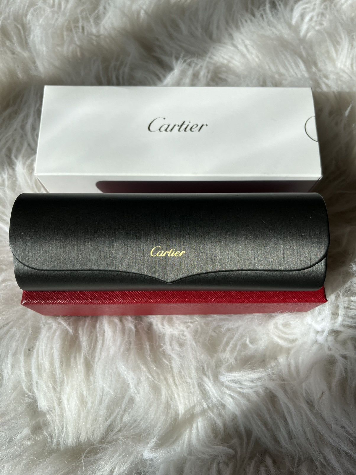 Cartier Cartier Big C’s Decor Clear Frame Gold Glasses Size ONE SIZE - 9 Thumbnail