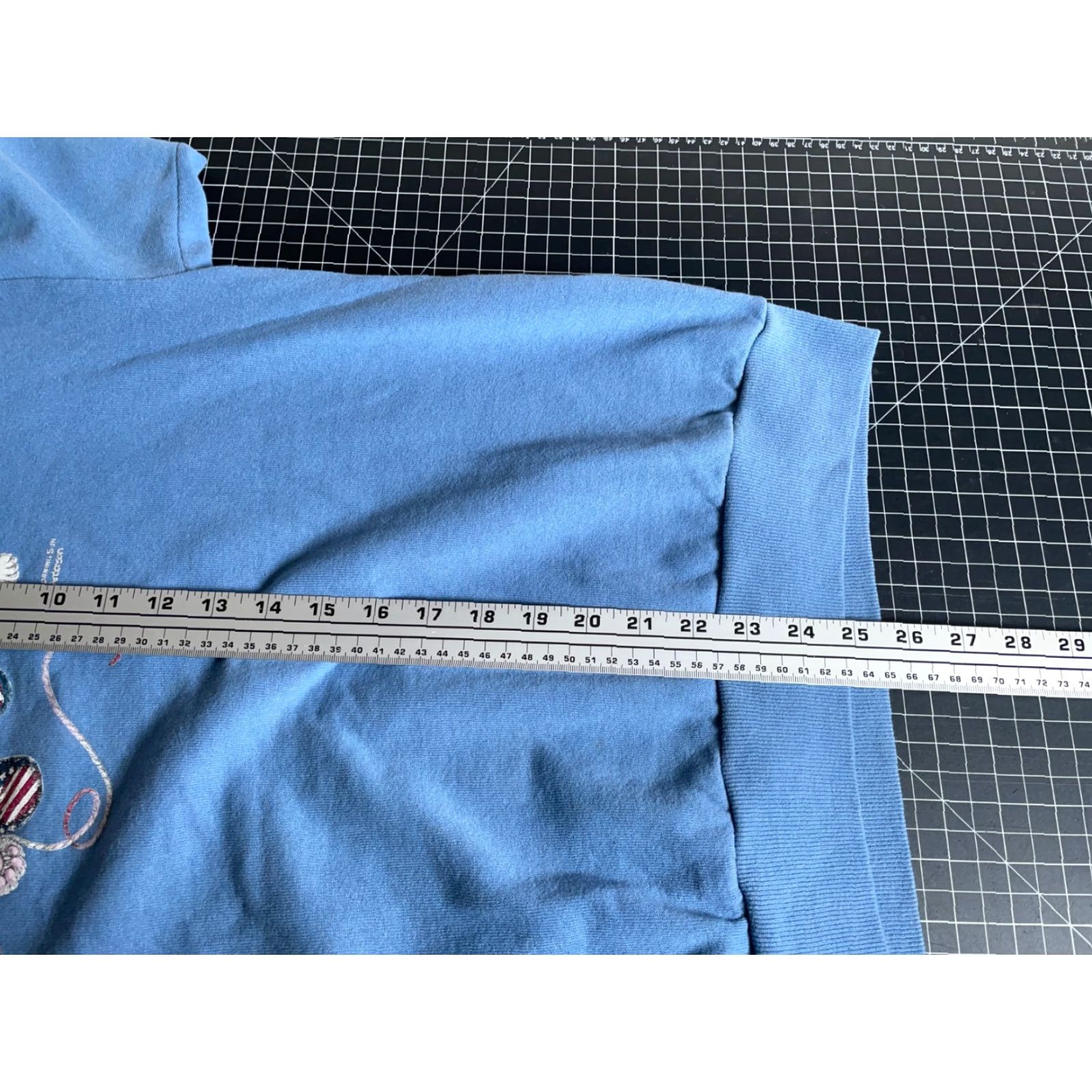 Vintage VINTAGE Morning Sun Sweatshirt Cat Teddy Bear Blue Crewneck XL Womens Regular Pullover Graphic Print 90s Nature Casual Fall Spring Summer Winter Size XL / US 12-14 / IT 48-50 - 7 Thumbnail