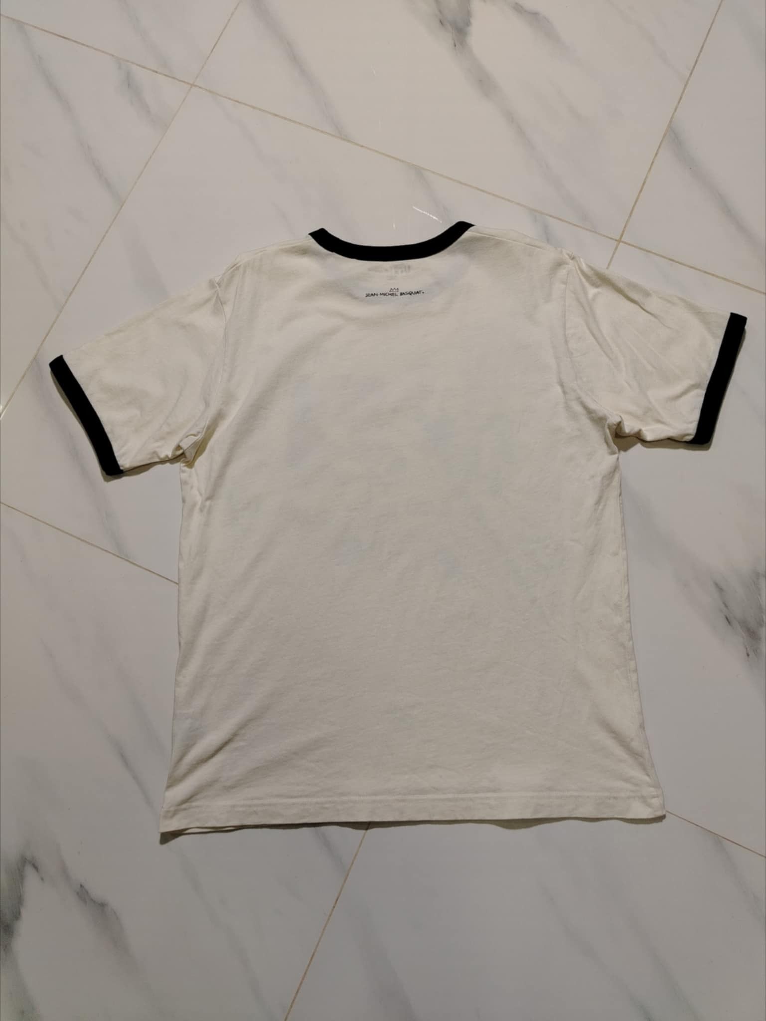 Uniqlo UT Archive Jean-Michel Basquiat Graphic Ringer T-Shirt Size US L / EU 52-54 / 3 - 7 Thumbnail