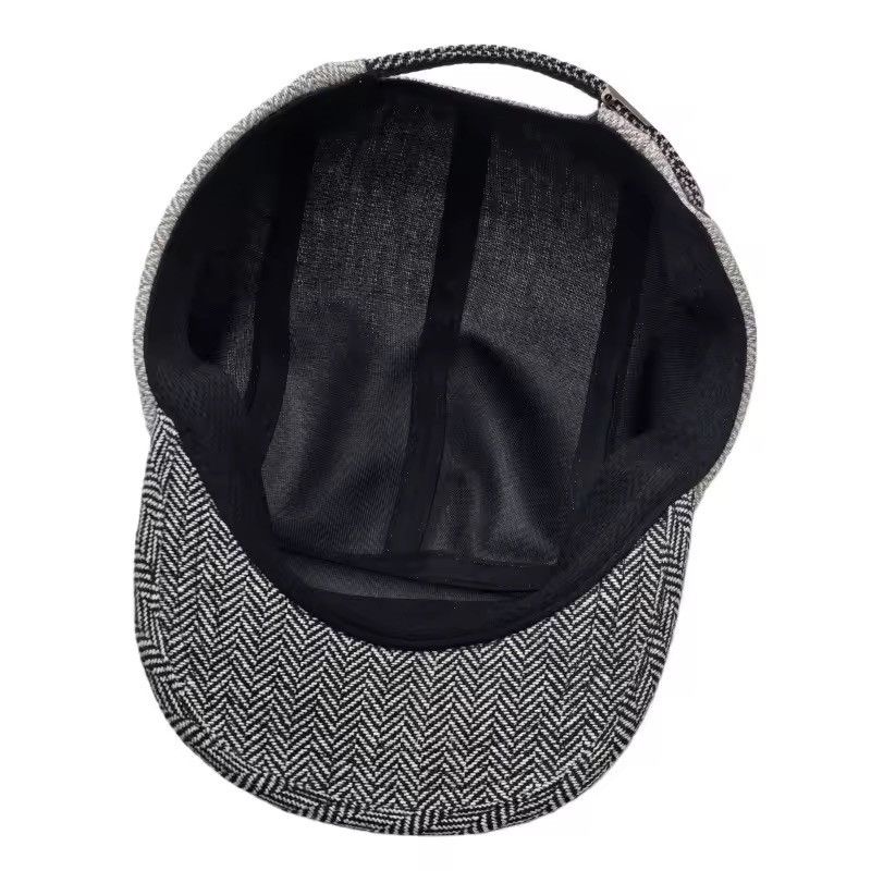 Other Woolen Vintage Style Baseball Striped Golf Hat Size ONE SIZE - 9 Thumbnail