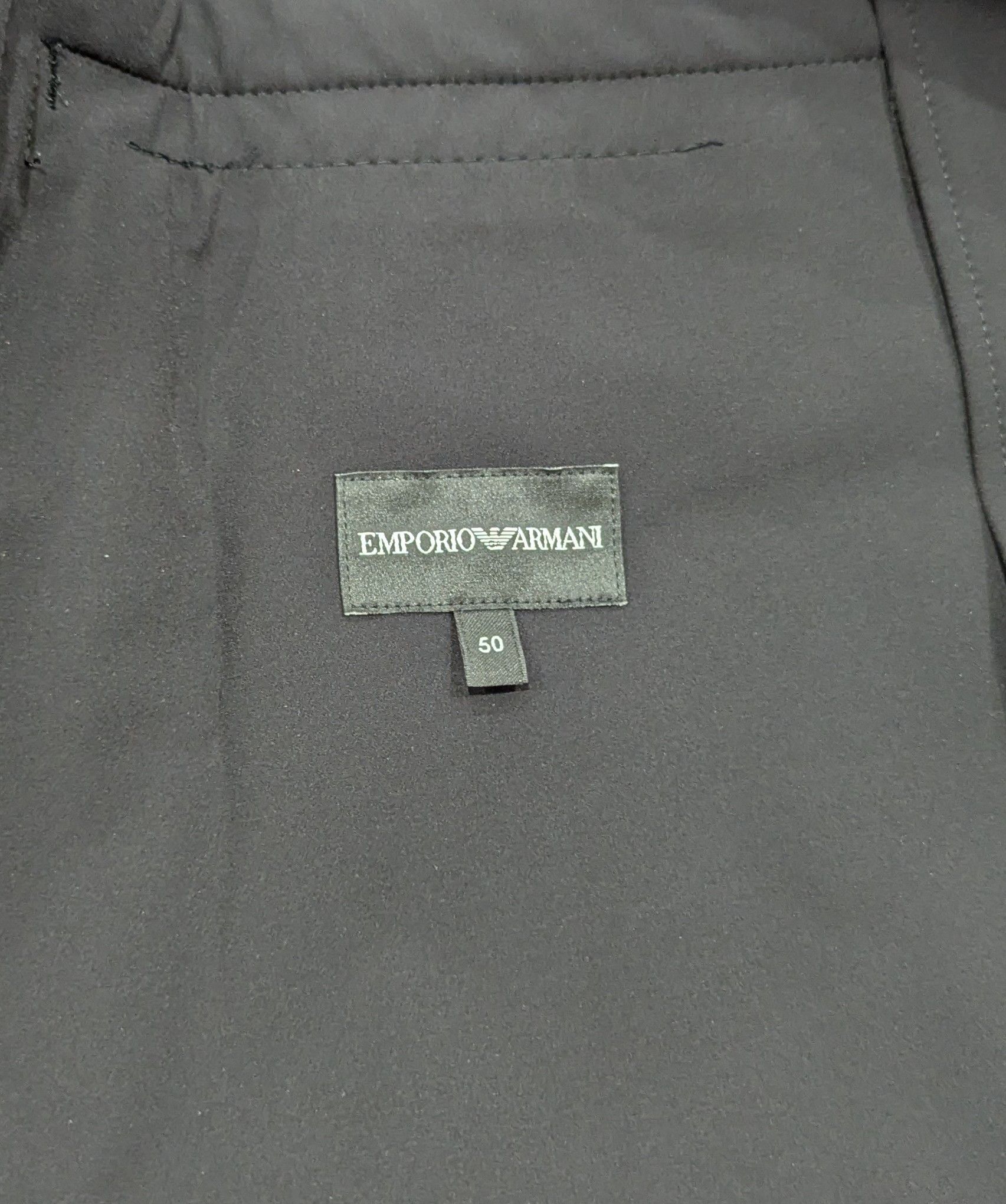 Emporio Armani EMPORIO ARMANI Soft Stretch Nylon Sport Coat 50 US 40R Size 40R - 4 Thumbnail