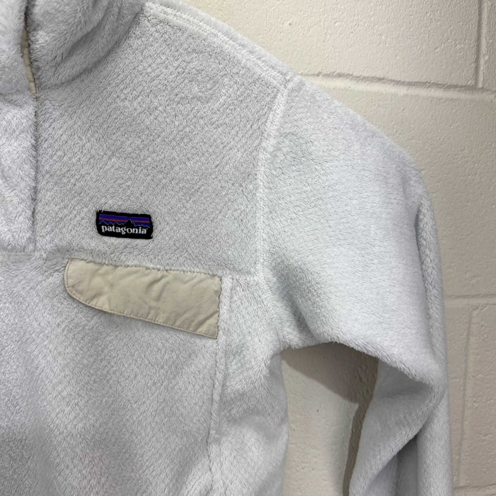 Patagonia Patagonia Re-Tool Snap T PULLOVER Jacket Womens Medium Fleece Ivory Pockets Size M / US 6-8 / IT 42-44 - 6 Thumbnail