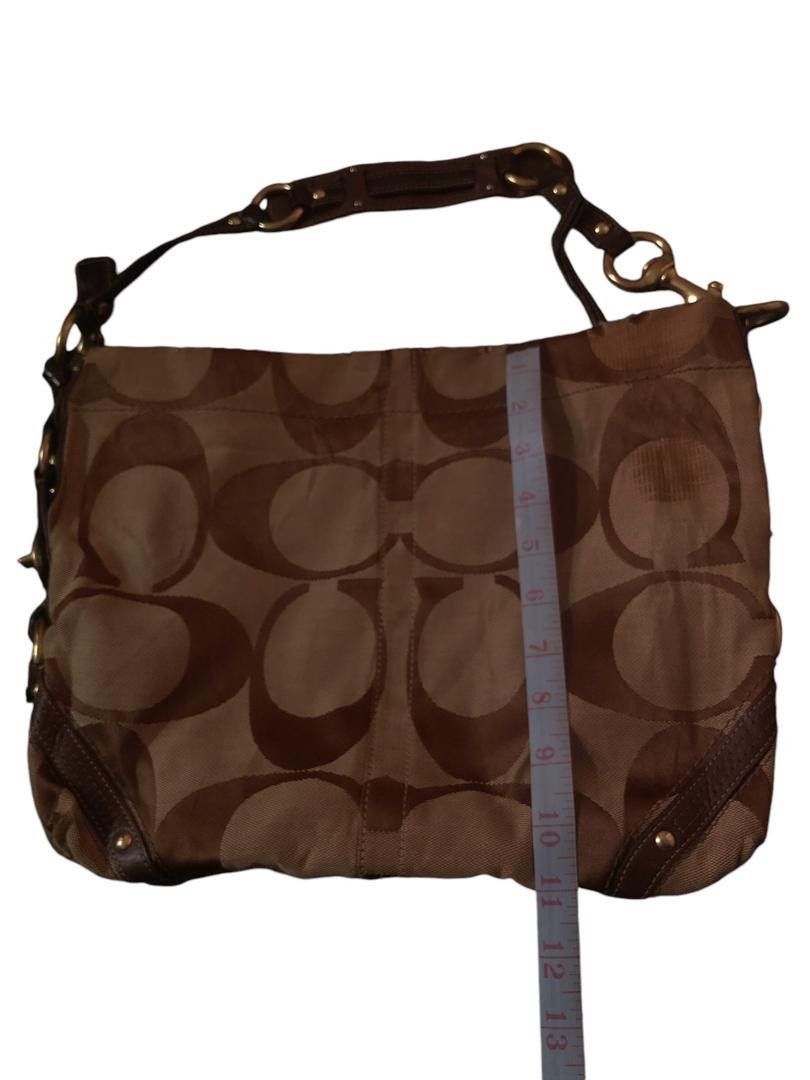 Coach × Vintage Vintage Monogram Coach Hand Bag.: Size ONE SIZE - 3 Thumbnail