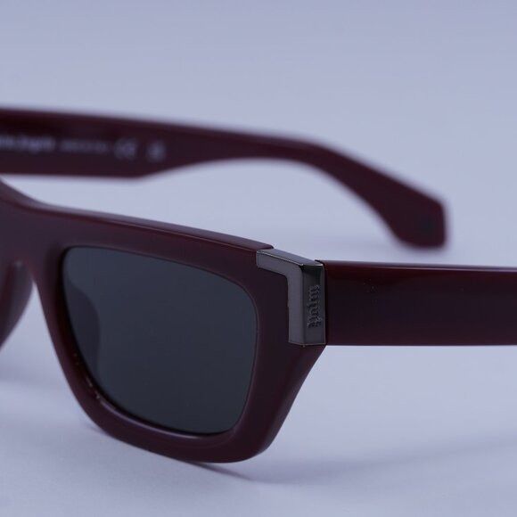 Palm Angels Palm Angels PERI10K MALIBU 2507 Sunglasses Red Cat Eye Frame Size ONE SIZE - 2 Thumbnail