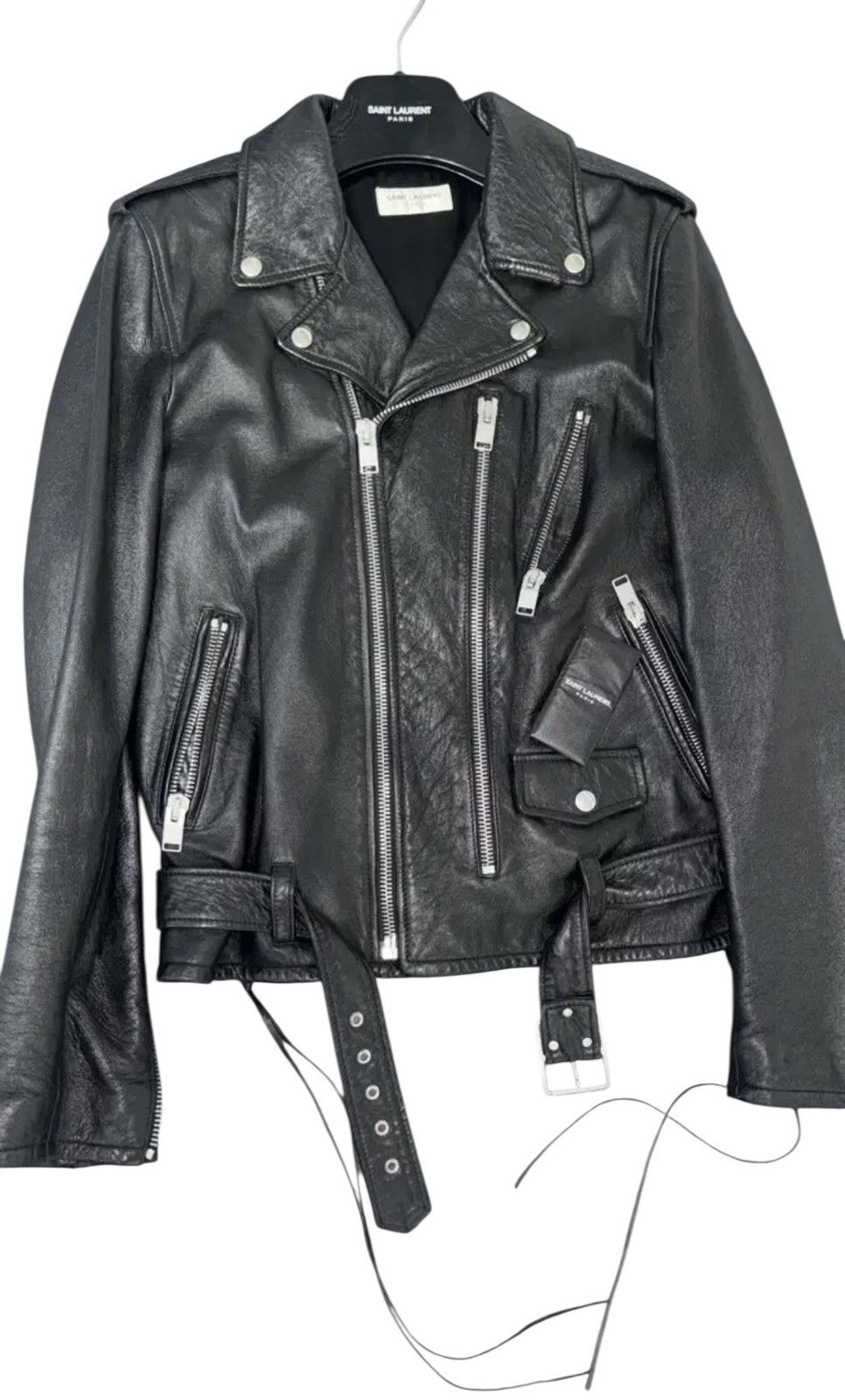 Saint Laurent Paris Saint Laurent Bloodluster Leather Jacket Size US M / EU 48-50 / 2 - 2 Thumbnail