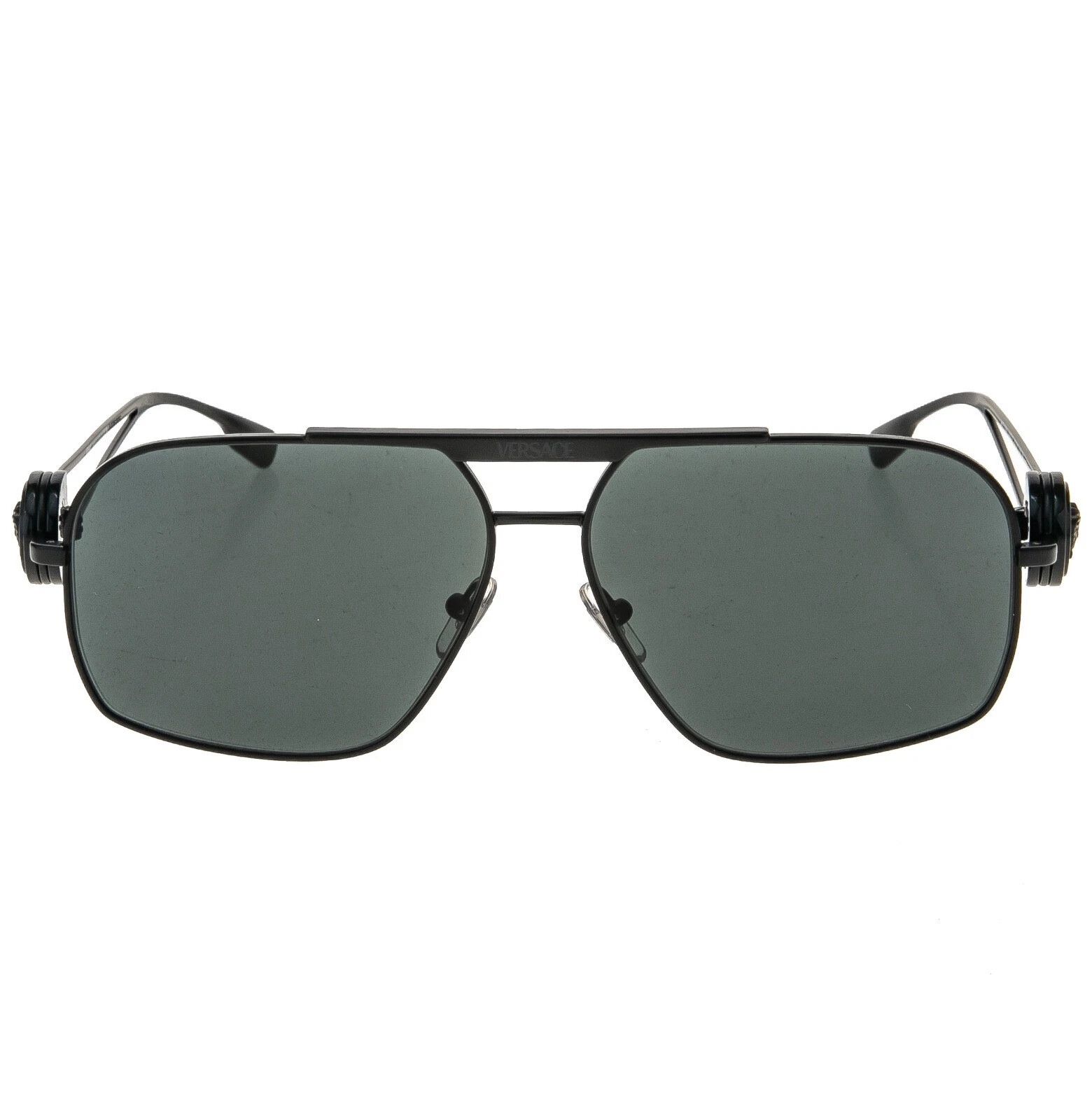Versace VERSACE VE2269 2269 Medusa NAVIGATOR Matte Aviator Sunglass Size ONE SIZE - 5 Thumbnail