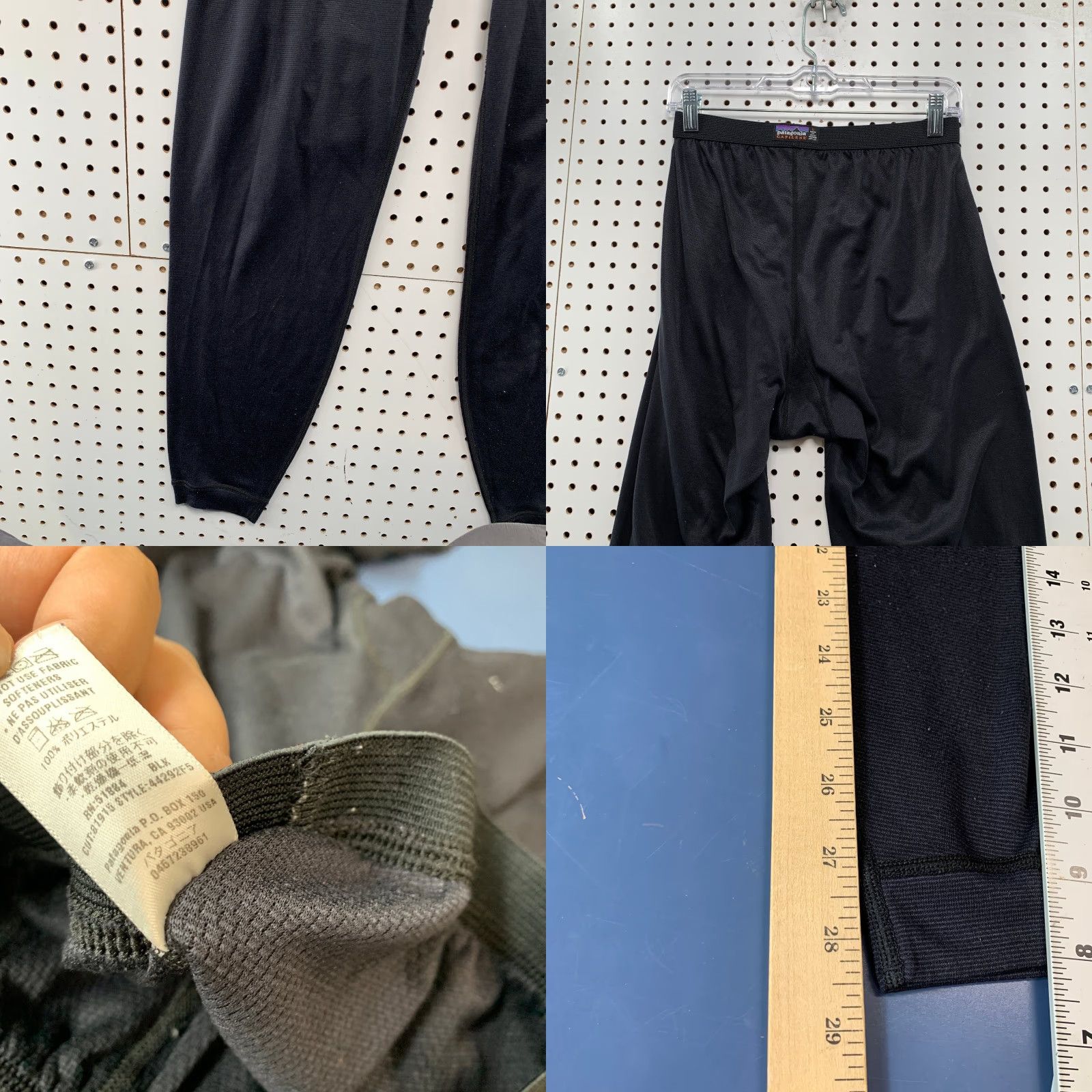 Patagonia Patagonia Capilene Thermal Pants Mens L Black Base Layer Lightweight Outdoor Size US 33 - 8 Thumbnail