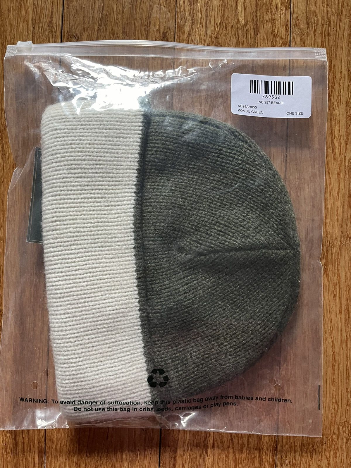 Aime Leon Dore × New Balance ALD / New Balance 997 Two Tone Wool Beanie Size ONE SIZE - 5 Thumbnail