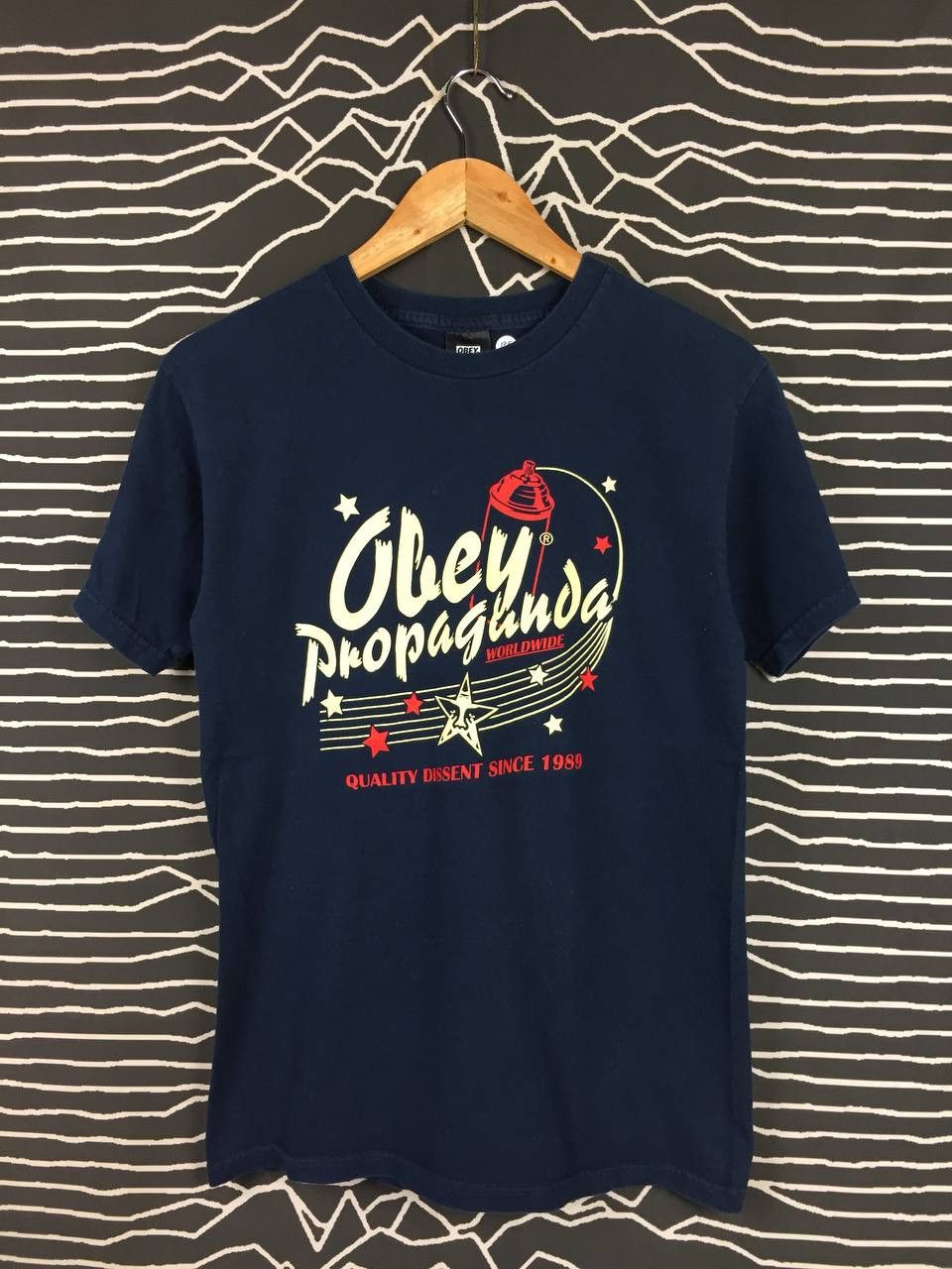 Obey × Shepard Fairey × Vintage Obey Propaganda Worldwide Streetwear Skate Tee Size US S / EU 44-46 / 1 - 2 Thumbnail