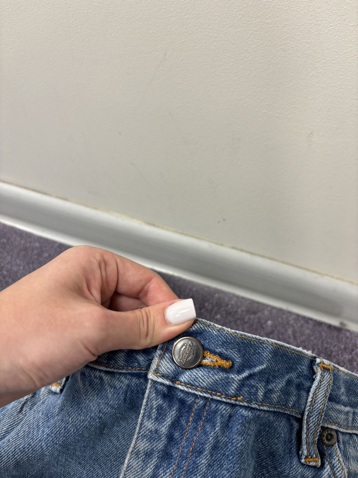 Dickies Vintage Dickies Regular Fit Y2K Faded Blue Work Denim Jeans Size US 36 / EU 52 - 16 Thumbnail