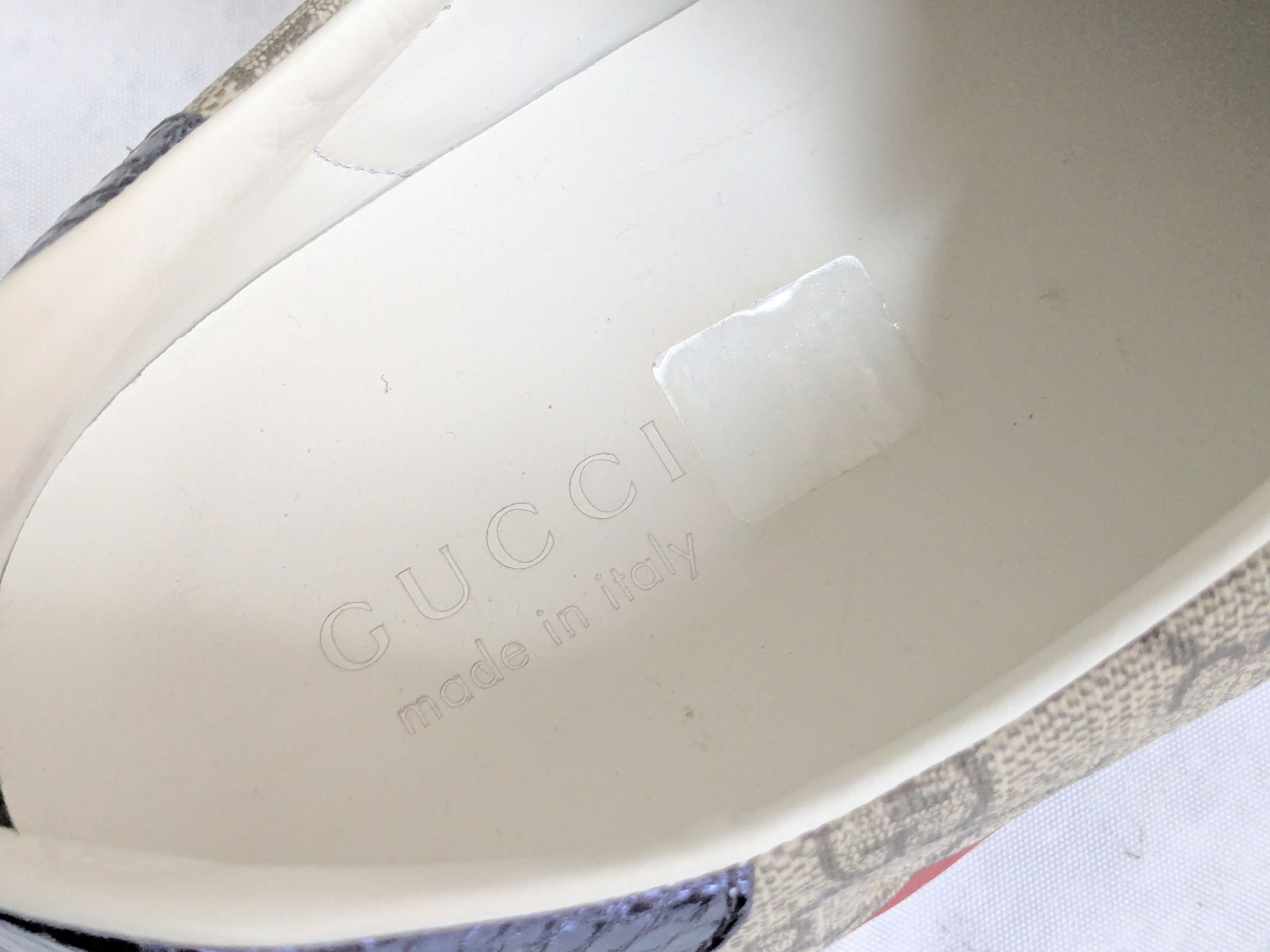 Gucci Gucci Ace Supreme Sneakers 12.5 Monogram Logo Red Size US 12.5 / EU 45-46 - 7 Thumbnail