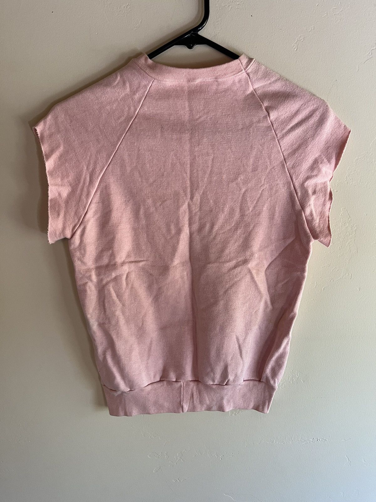Vintage Vintage Pink Cutoff Crewneck Sweatshirt Lakeport Speedway Size S / US 4 / IT 40 - 2 Thumbnail