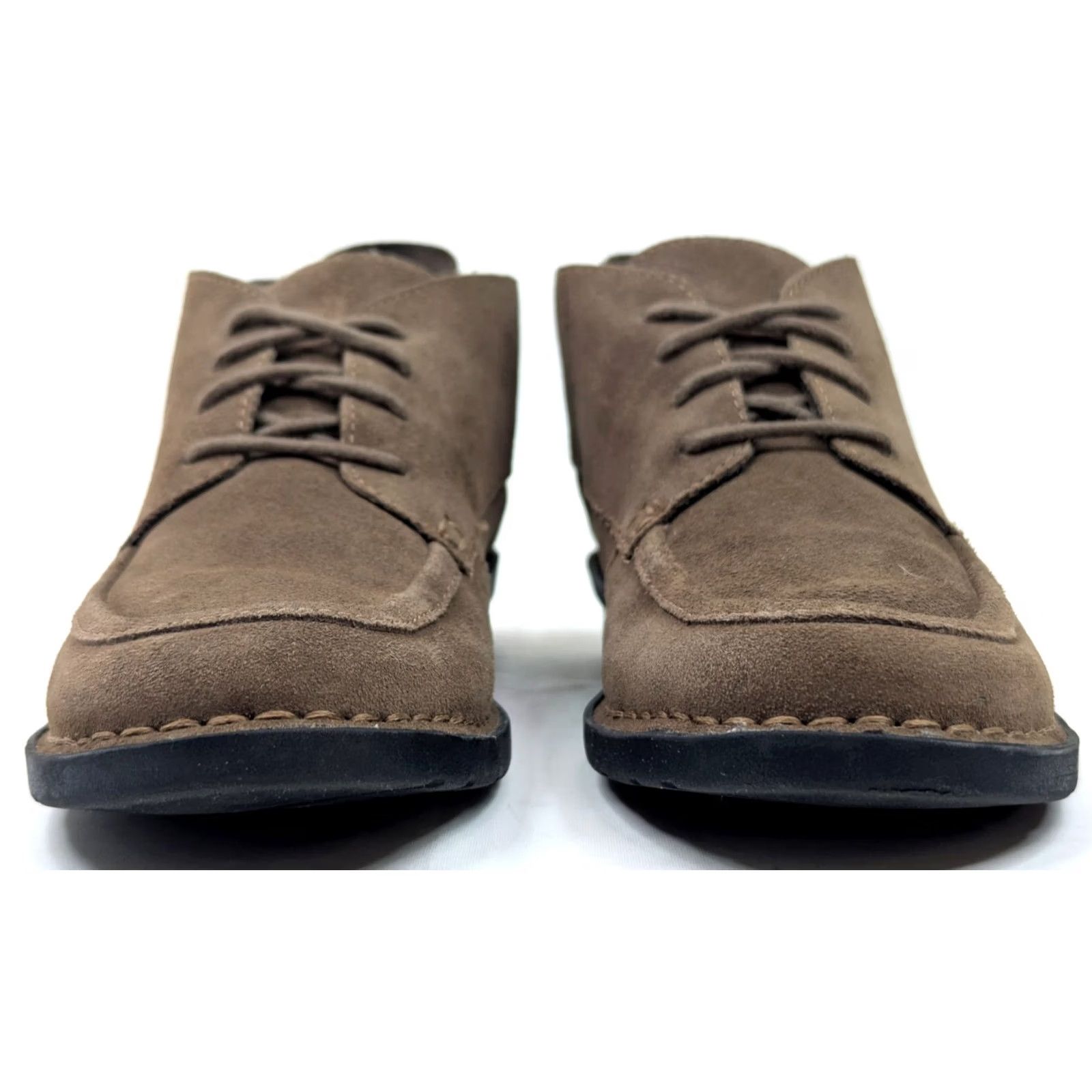 Clarks Clarks Nikki Class Taupe Suede Leather Moccasin Ankle Booties Women 7M Brown EUC Vintage No Shirt? No, keep structure Size ONE SIZE - 3 Thumbnail