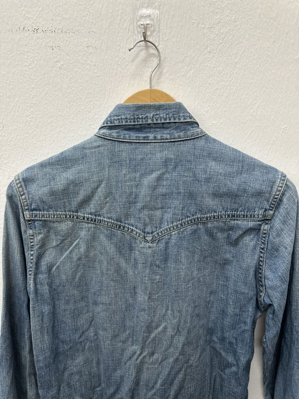 Remi Relief Remi Relief Japan Denim Chambray Snap Button Button Shirt Size US M / EU 48-50 / 2 - 16 Thumbnail